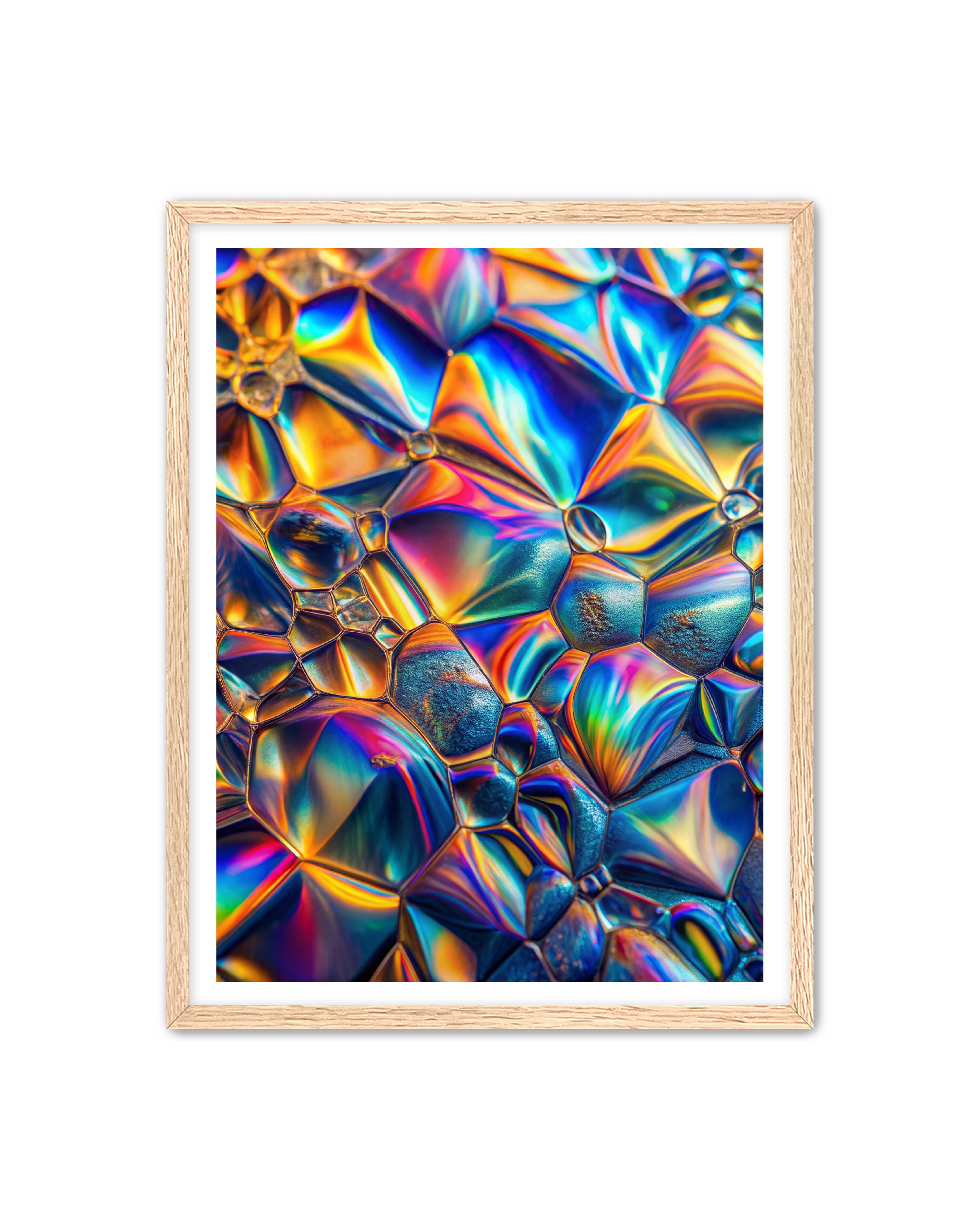 Abstract Prints 'Lucid Motion' Apricus Art Collection