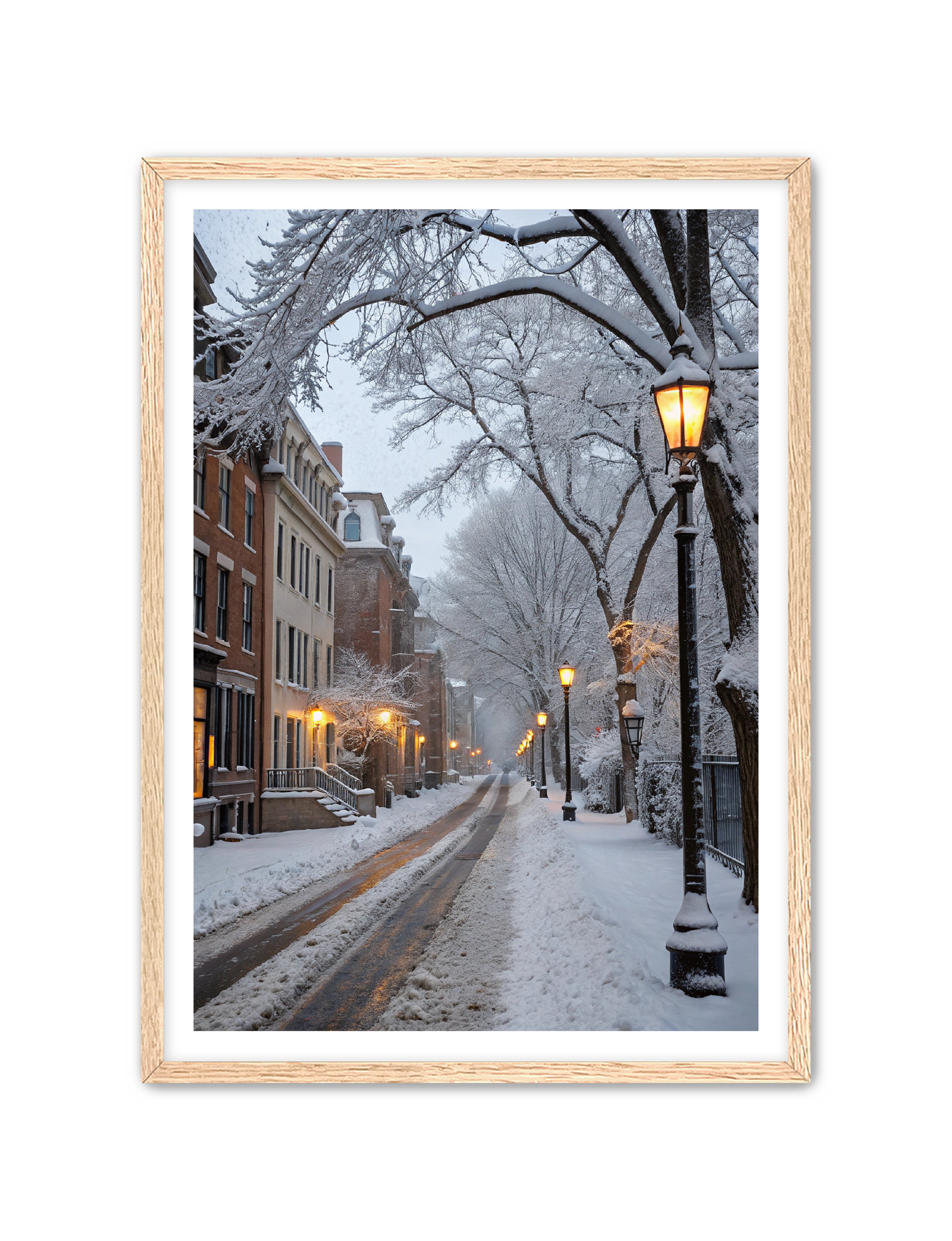 Apricus Prints 'Winter Stroll' Apricus Art Collection