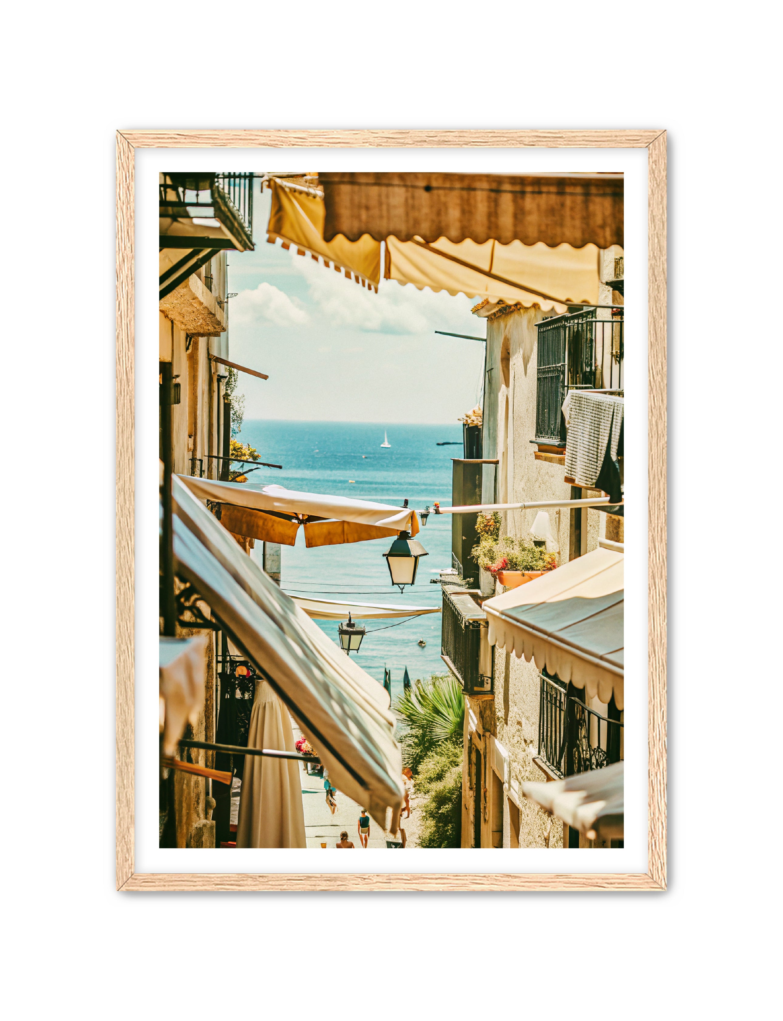 Apricus Prints La Bella Vita 'Ocean Glimpse in the Warmth' Apricus Art Collection