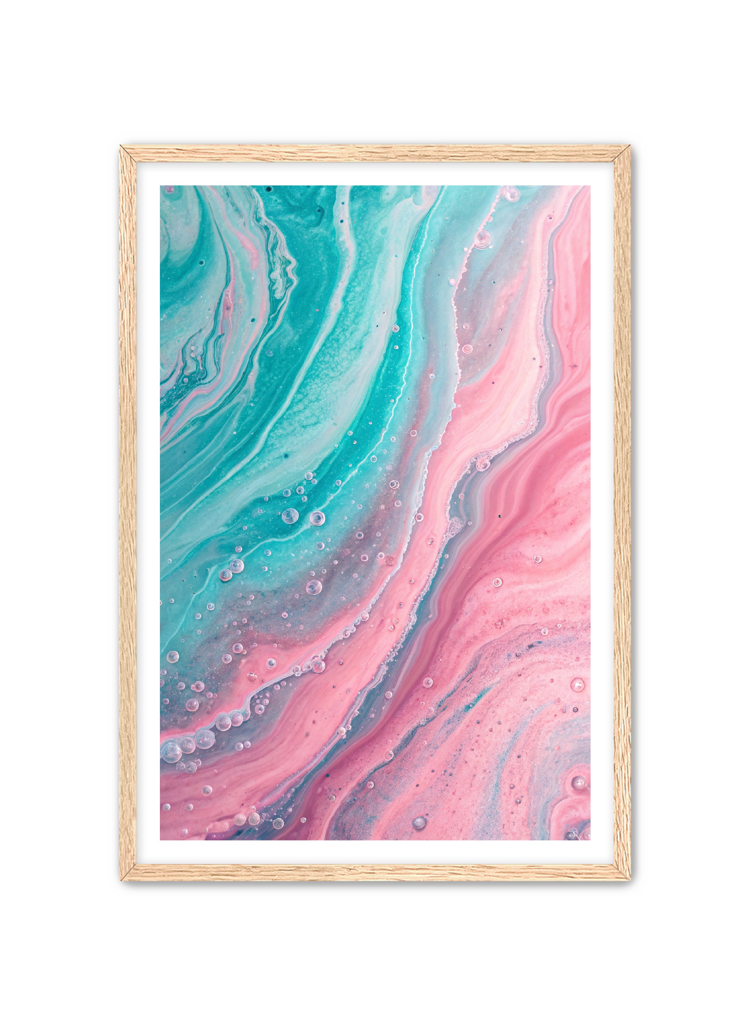 Abstract Prints 'Groovy Flow' Apricus Art Collection