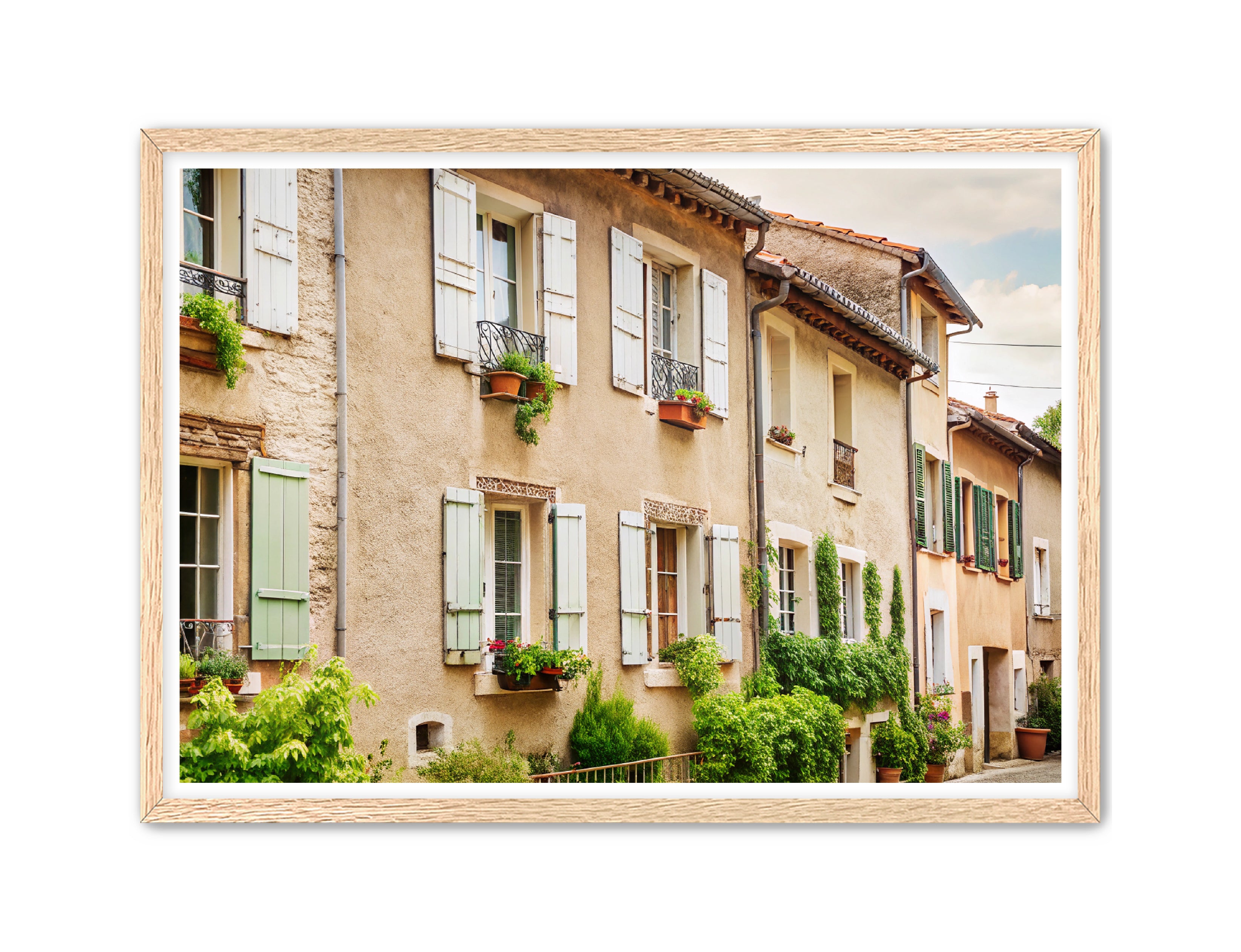 Apricus Prints La Bella Vita 'French Village' Apricus Art Collection