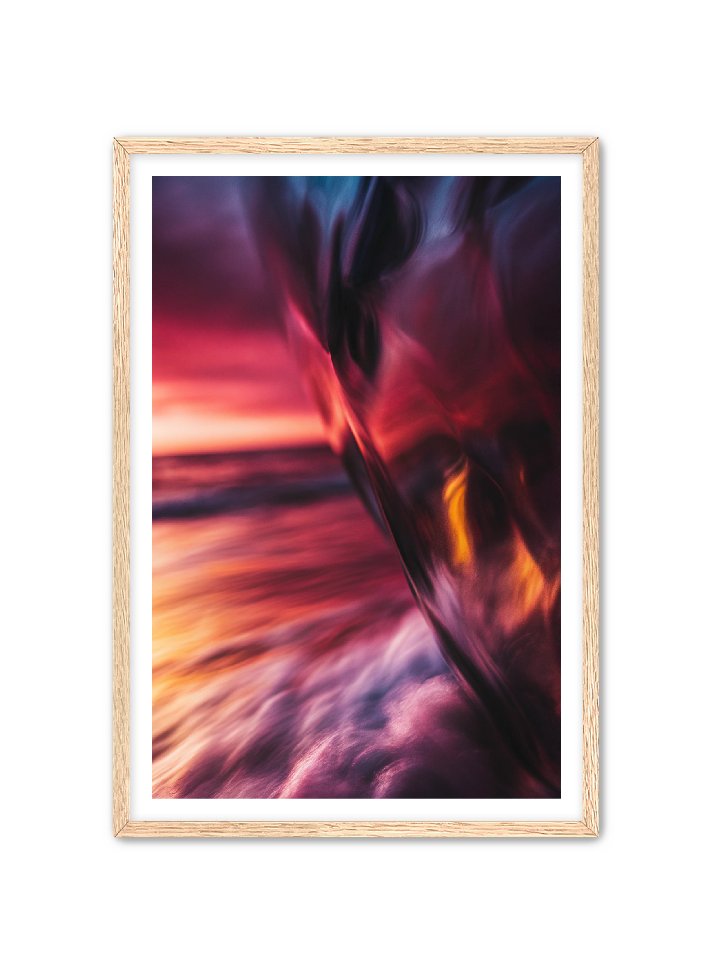 Abstract Prints 'Heavy Movement' Apricus Art Collection