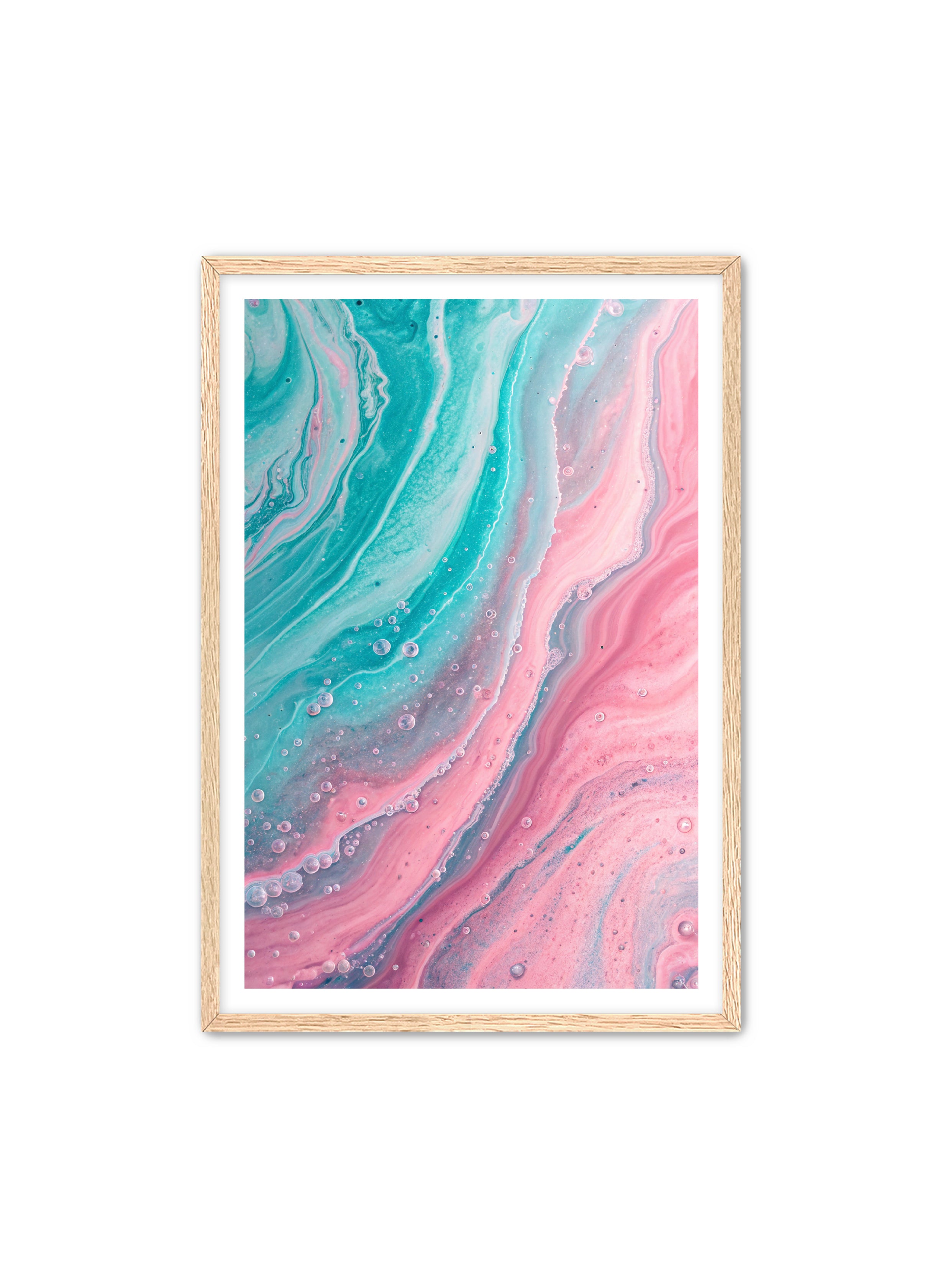 Abstract Prints 'Groovy Flow' Apricus Art Collection