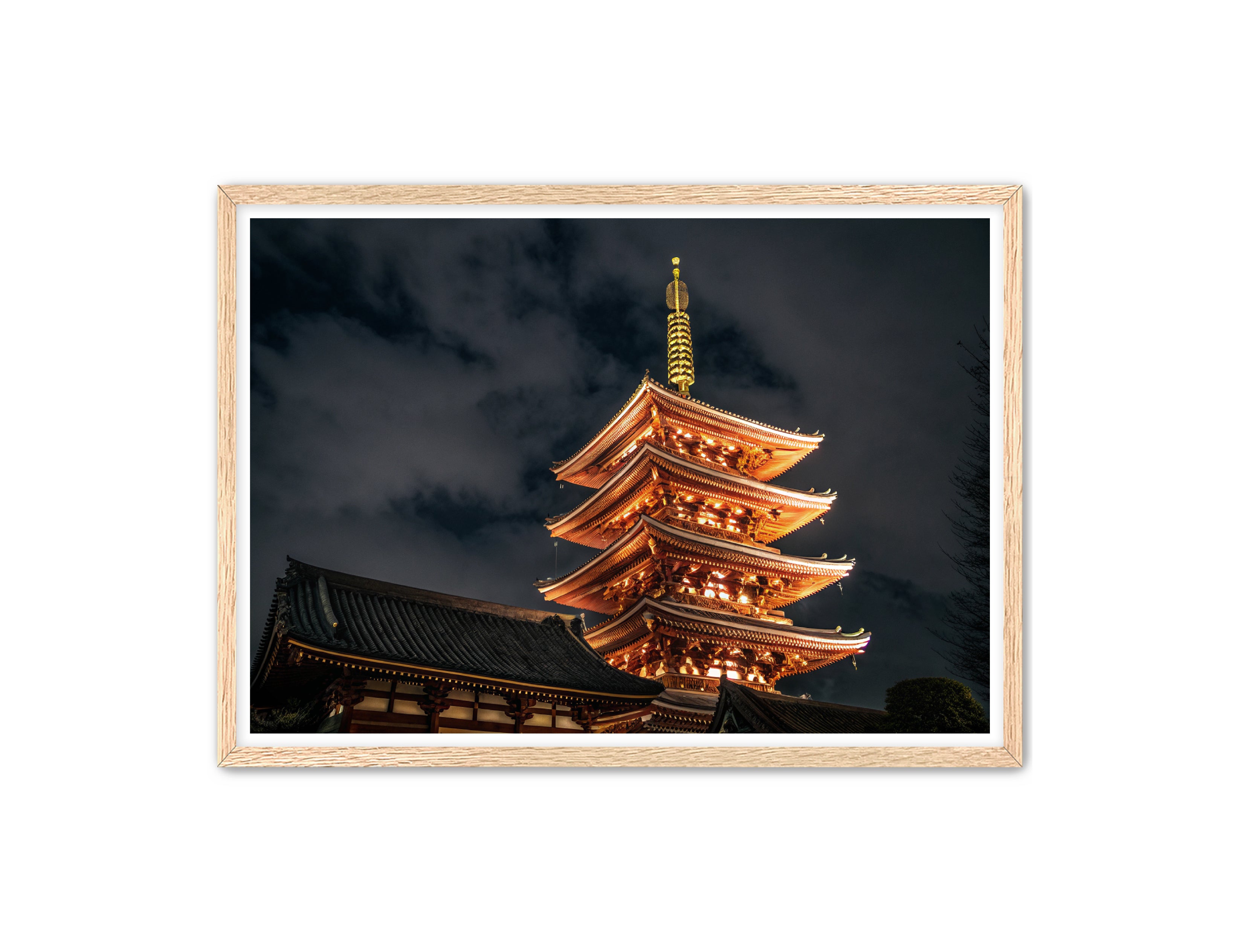 Apricus Prints 'Temple Glow' Apricus Art Collection