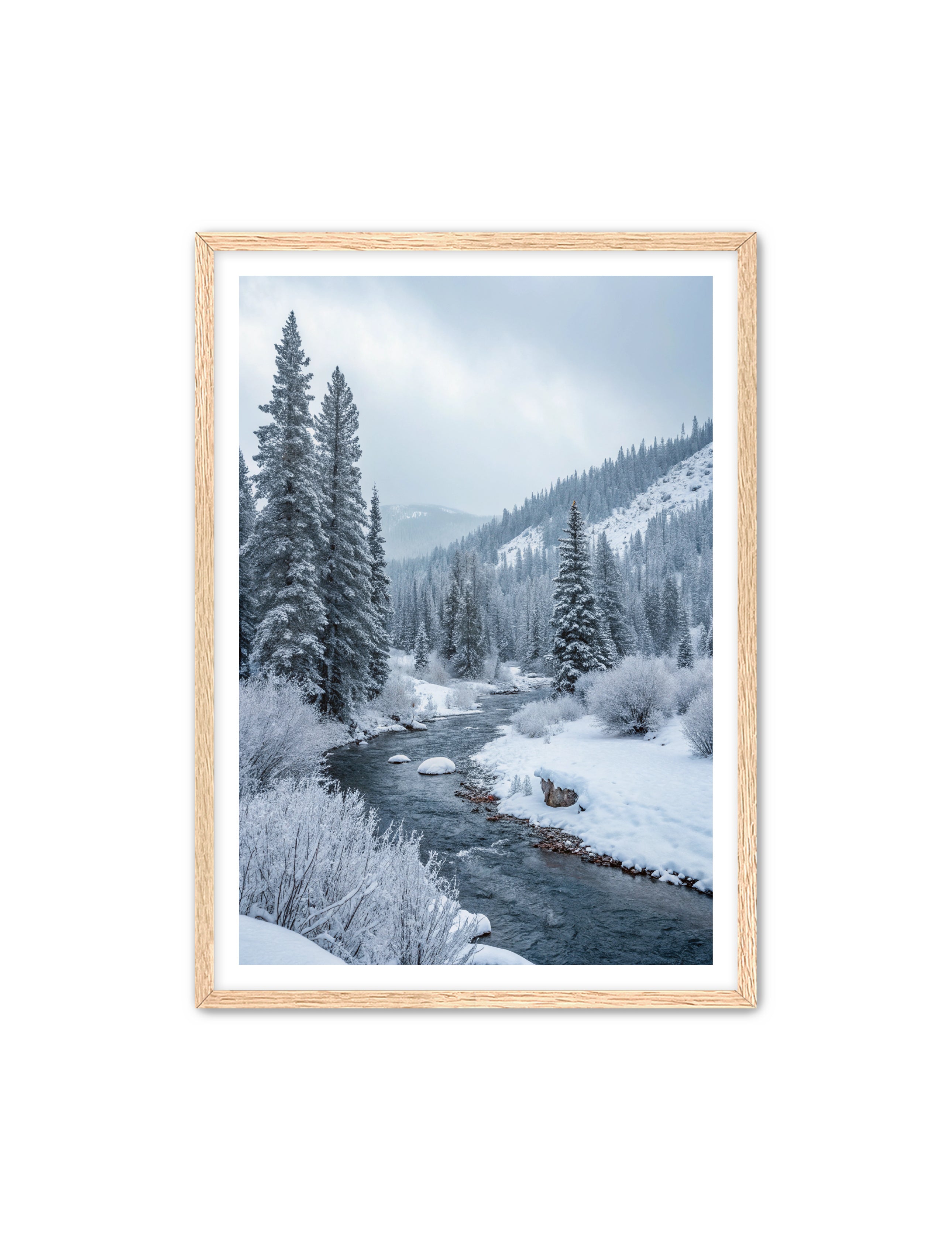 Apricus Prints 'Frozen Flow' Apricus Art Collection