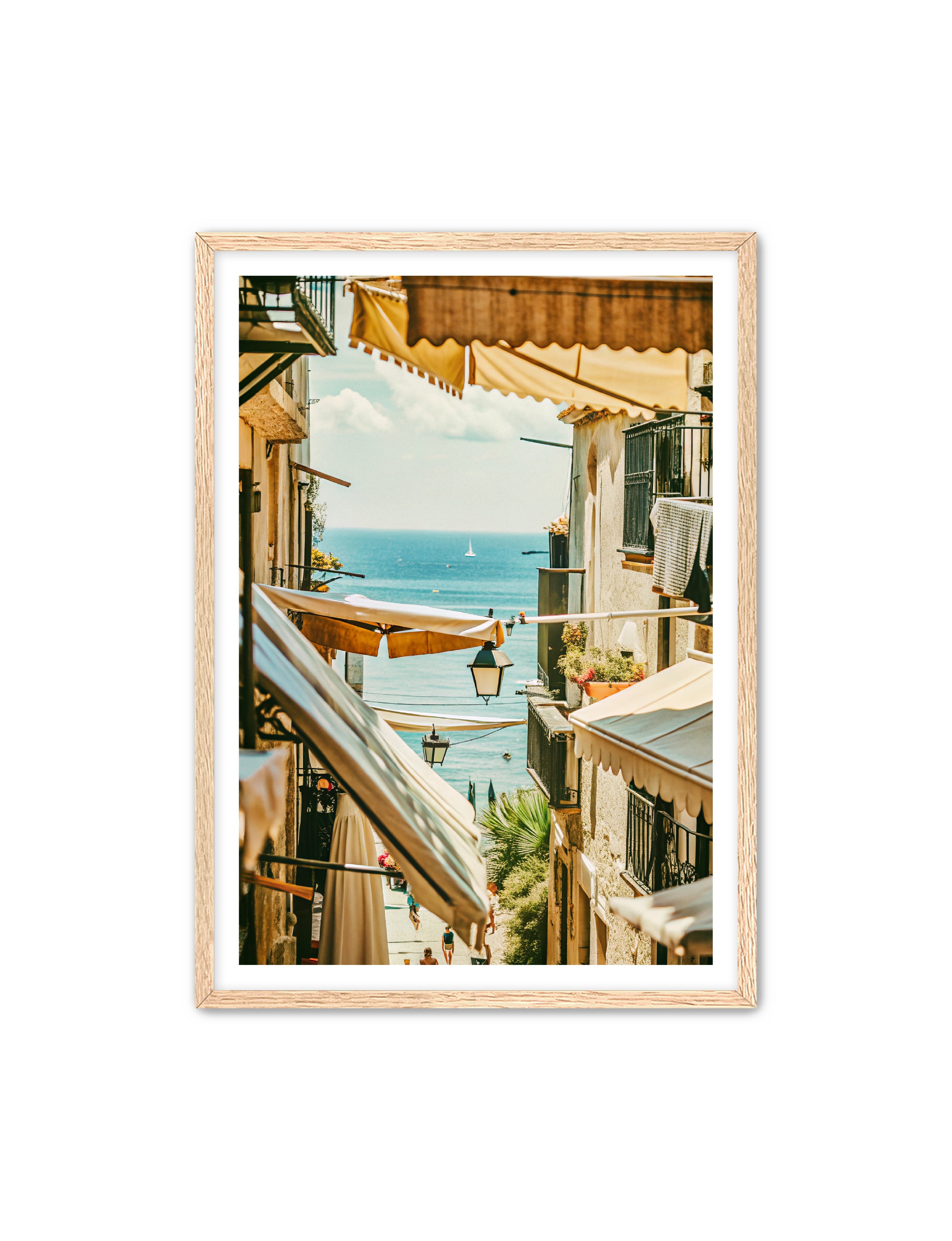 Apricus Prints La Bella Vita 'Ocean Glimpse in the Warmth' Apricus Art Collection