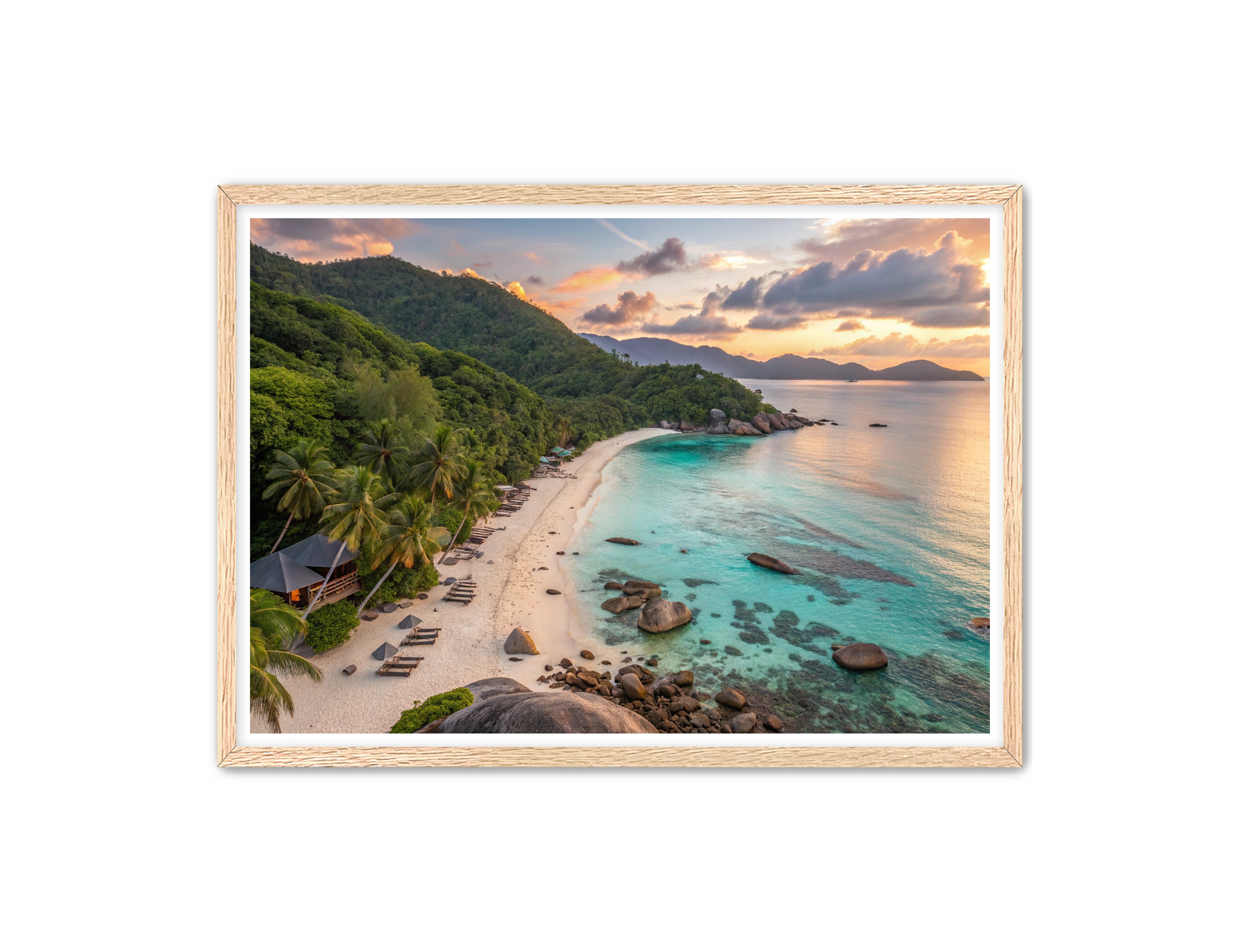 Apricus Prints Beaches 'Evening Bliss' Apricus Art Collection