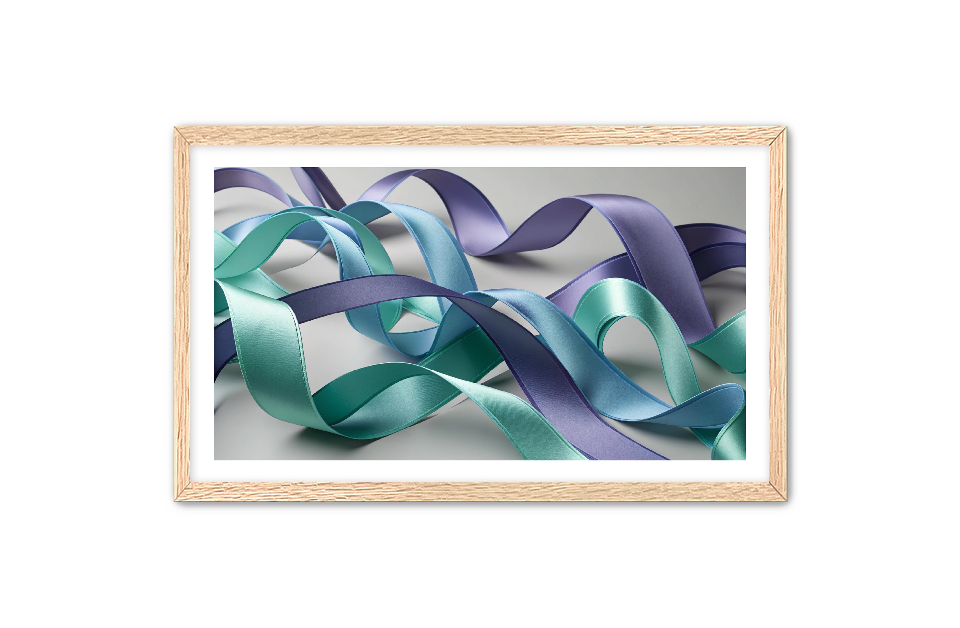 Abstract Prints 'Vapor Trails' Apricus Art Collection