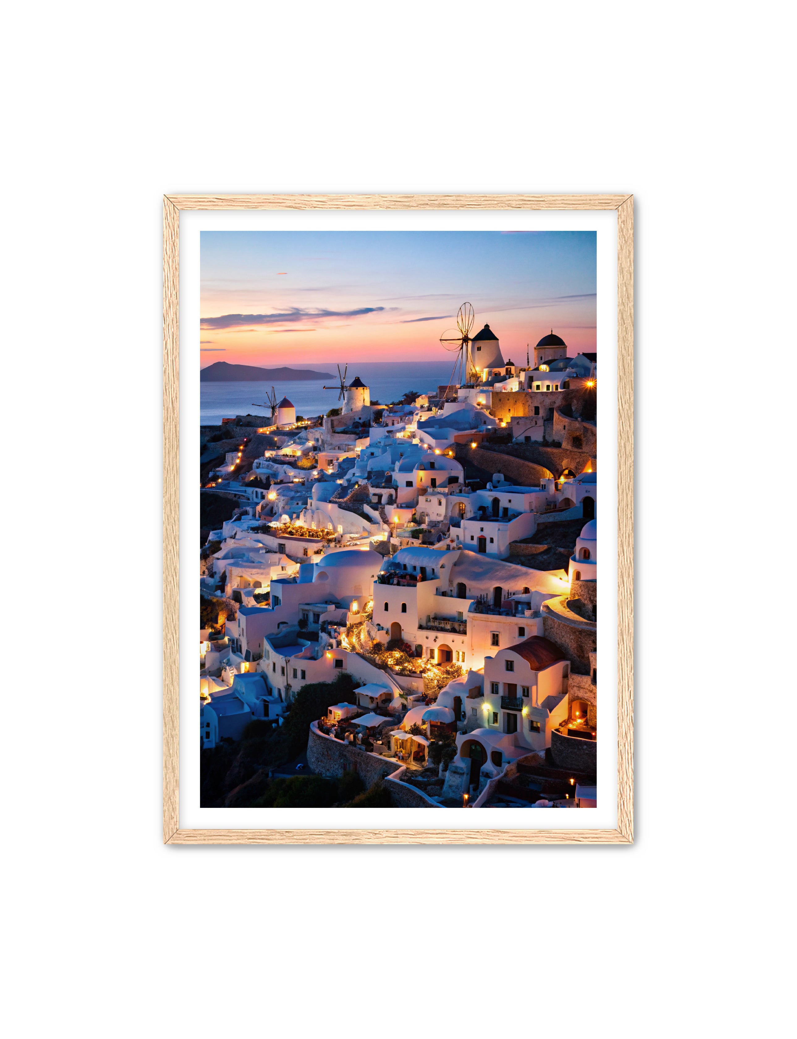 Apricus Prints La Bella Vita 'Evening Glow on the Aegean' Apricus Art Collection