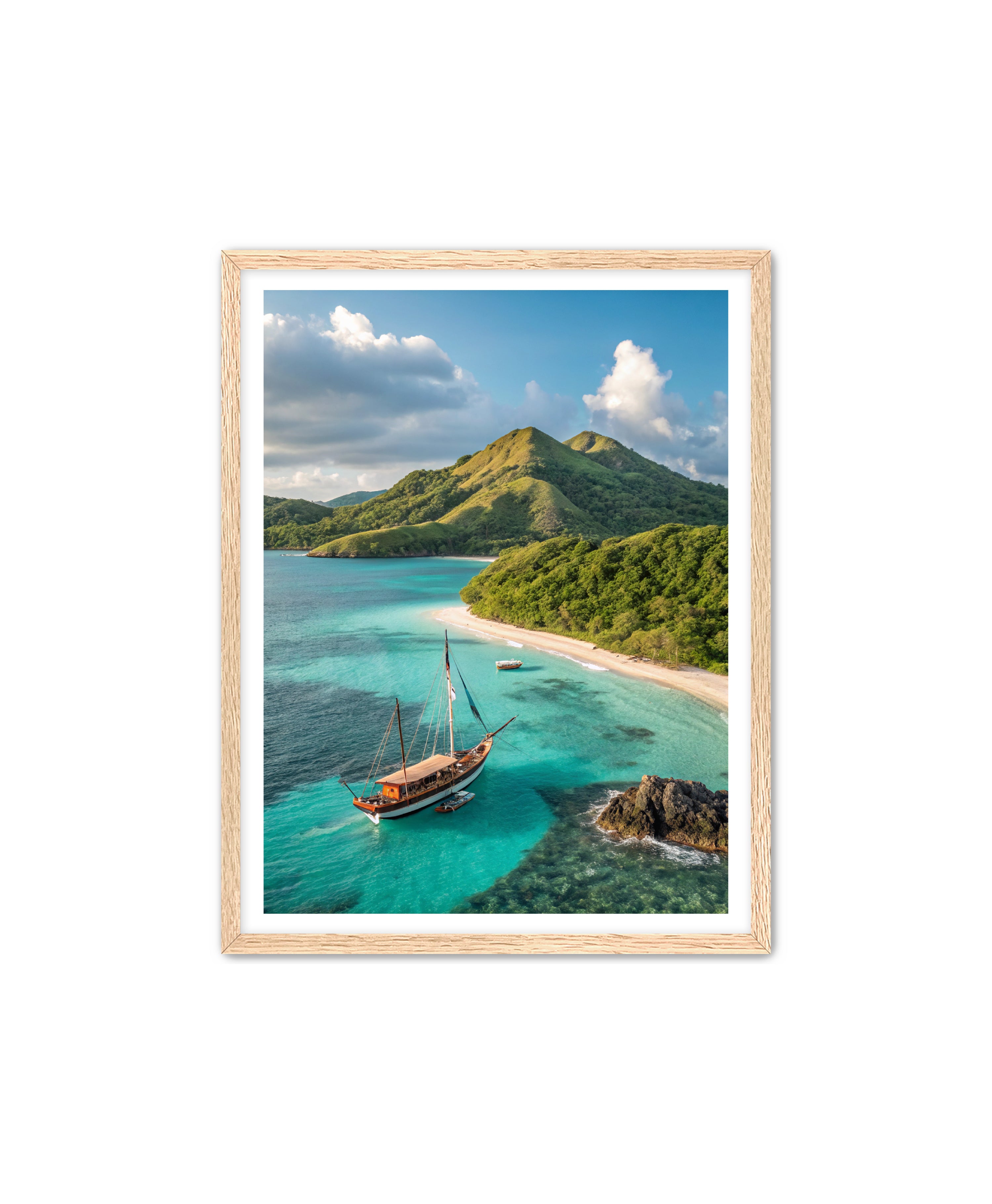 Apricus Prints Beaches 'Anchored in Paradise' Apricus Art Collection