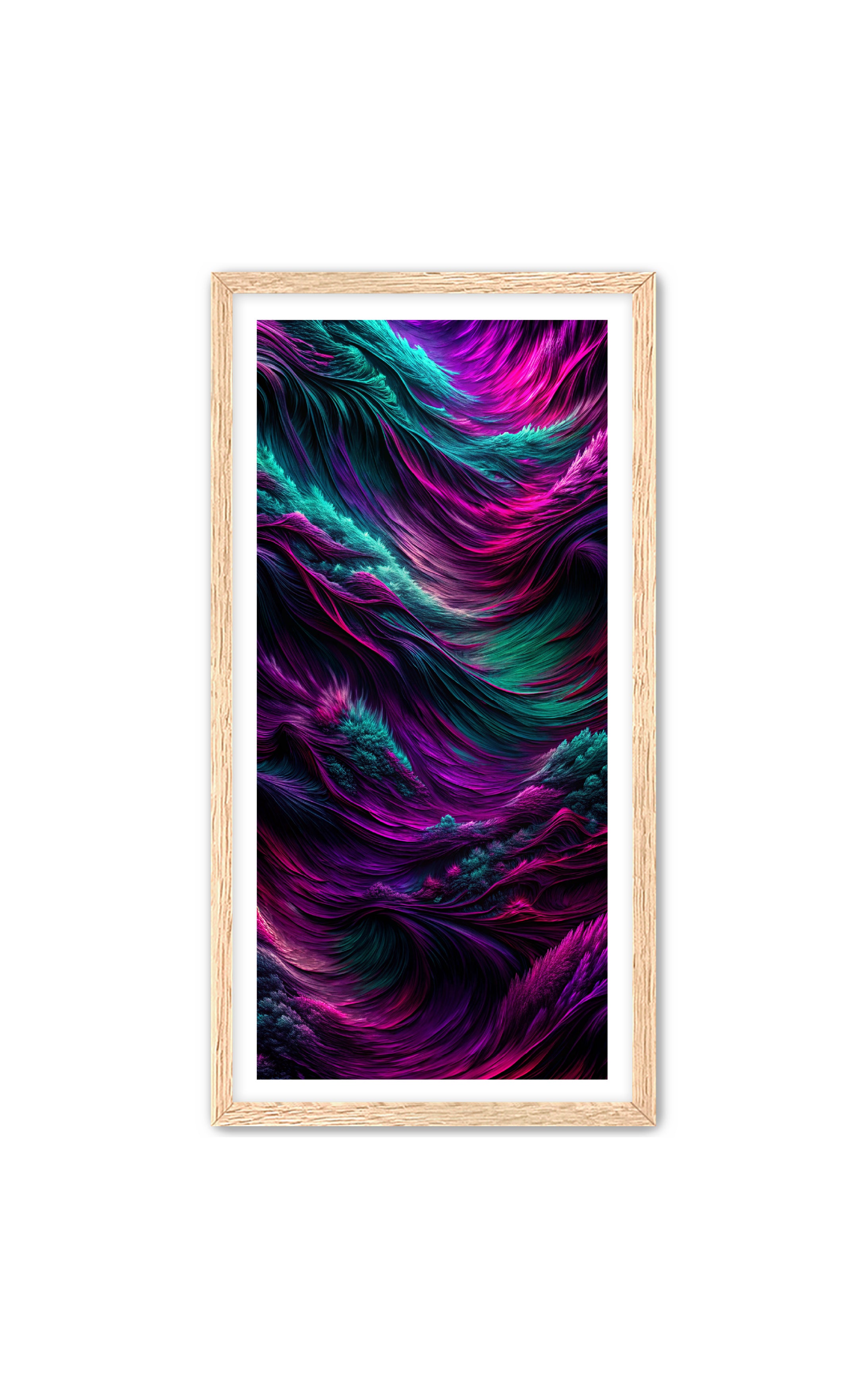 Abstract Prints 'Echo Pulse' Apricus Art Collection