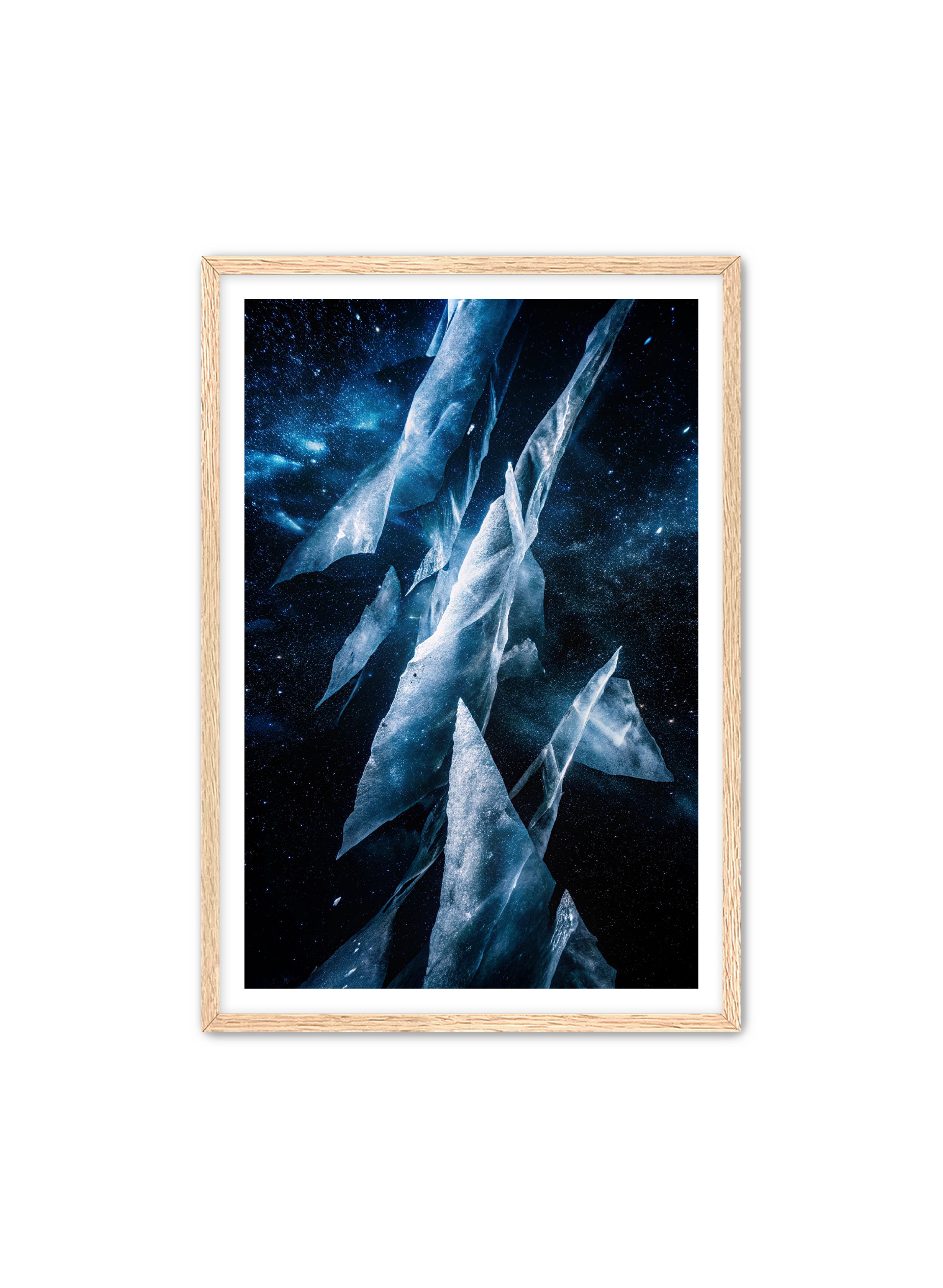 Abstract Prints 'Celestial Blur' Apricus Art Collection