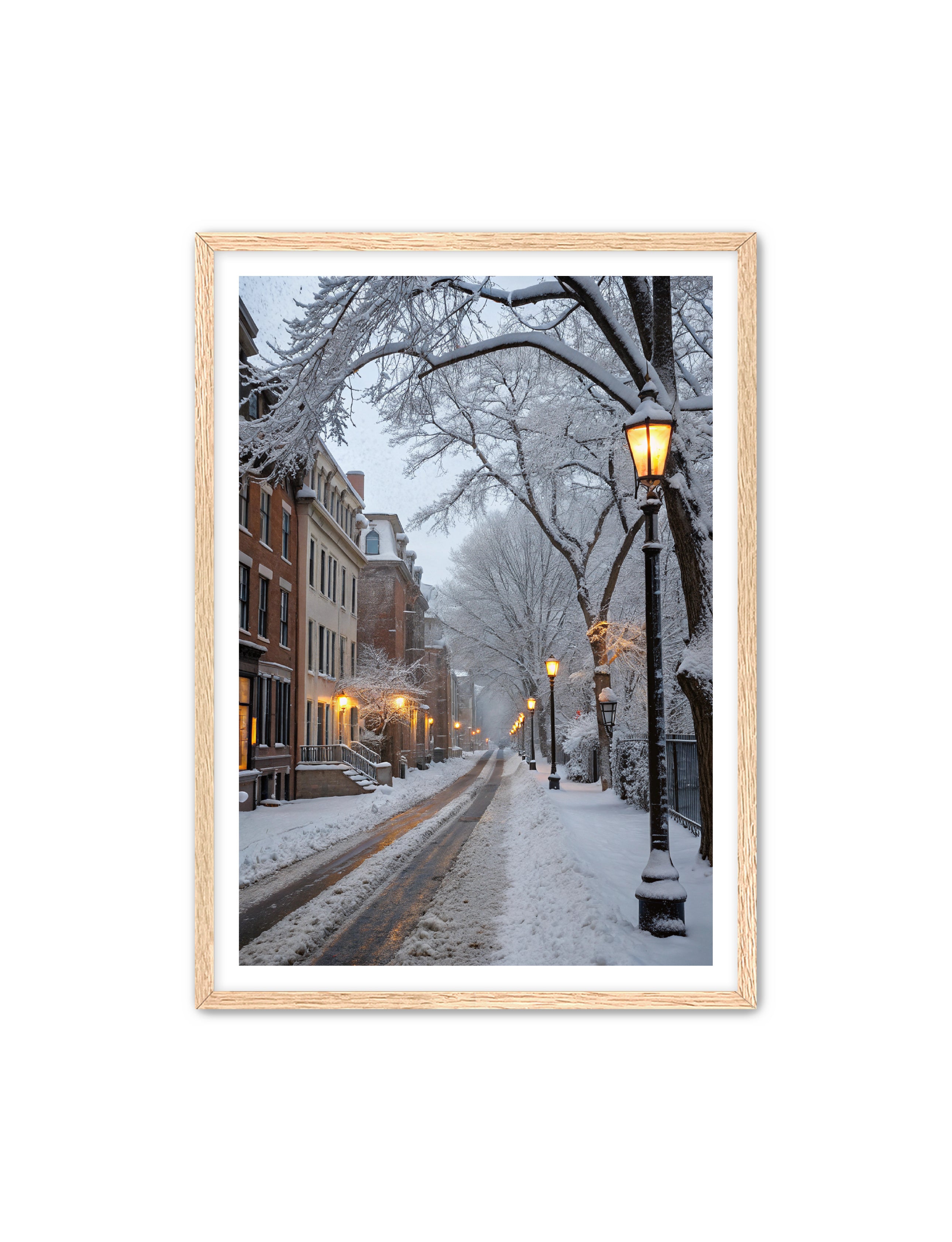 Apricus Prints 'Winter Stroll' Apricus Art Collection