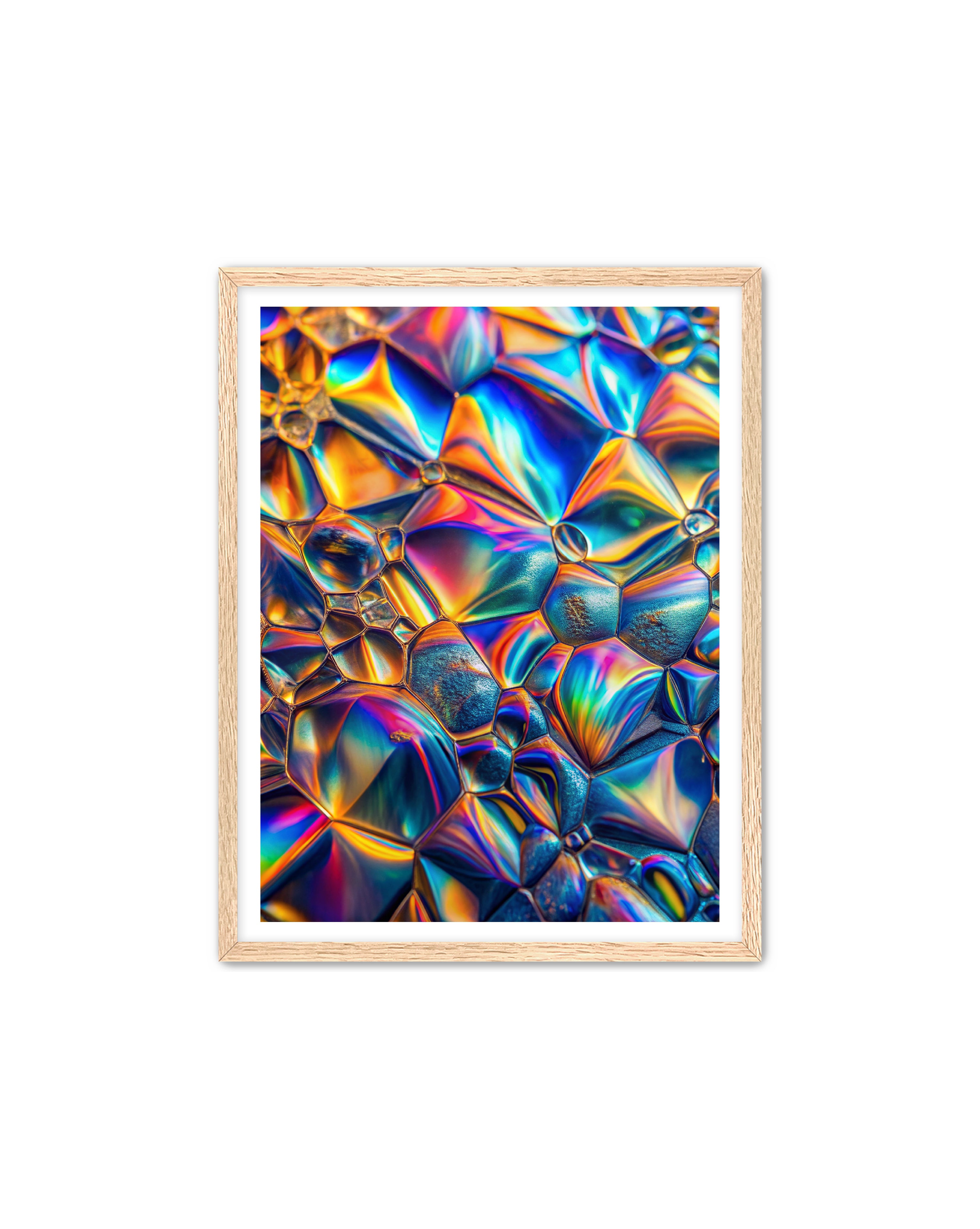 Abstract Prints 'Lucid Motion' Apricus Art Collection