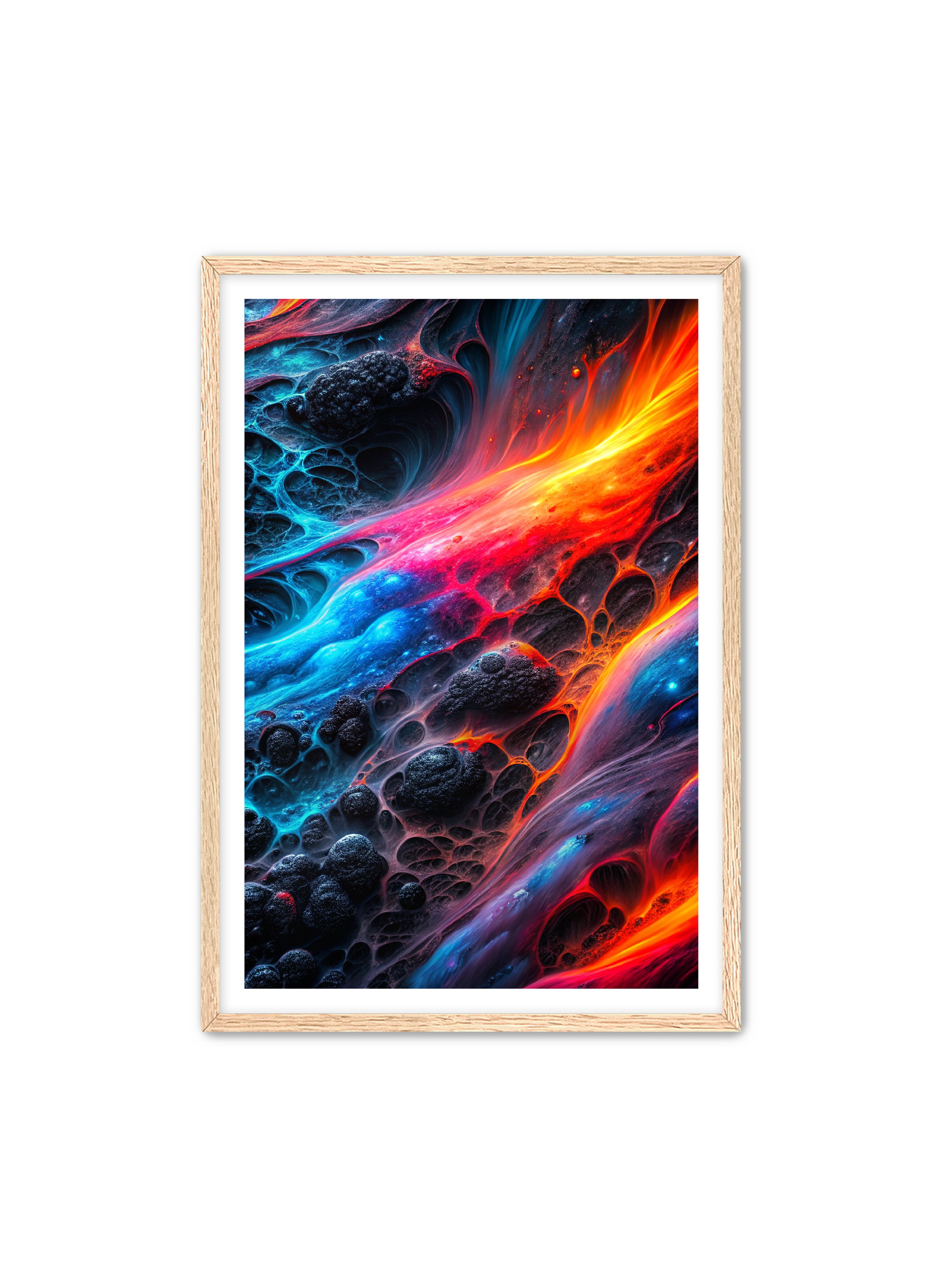 Abstract Prints 'Prism Flux' Apricus Art Collection