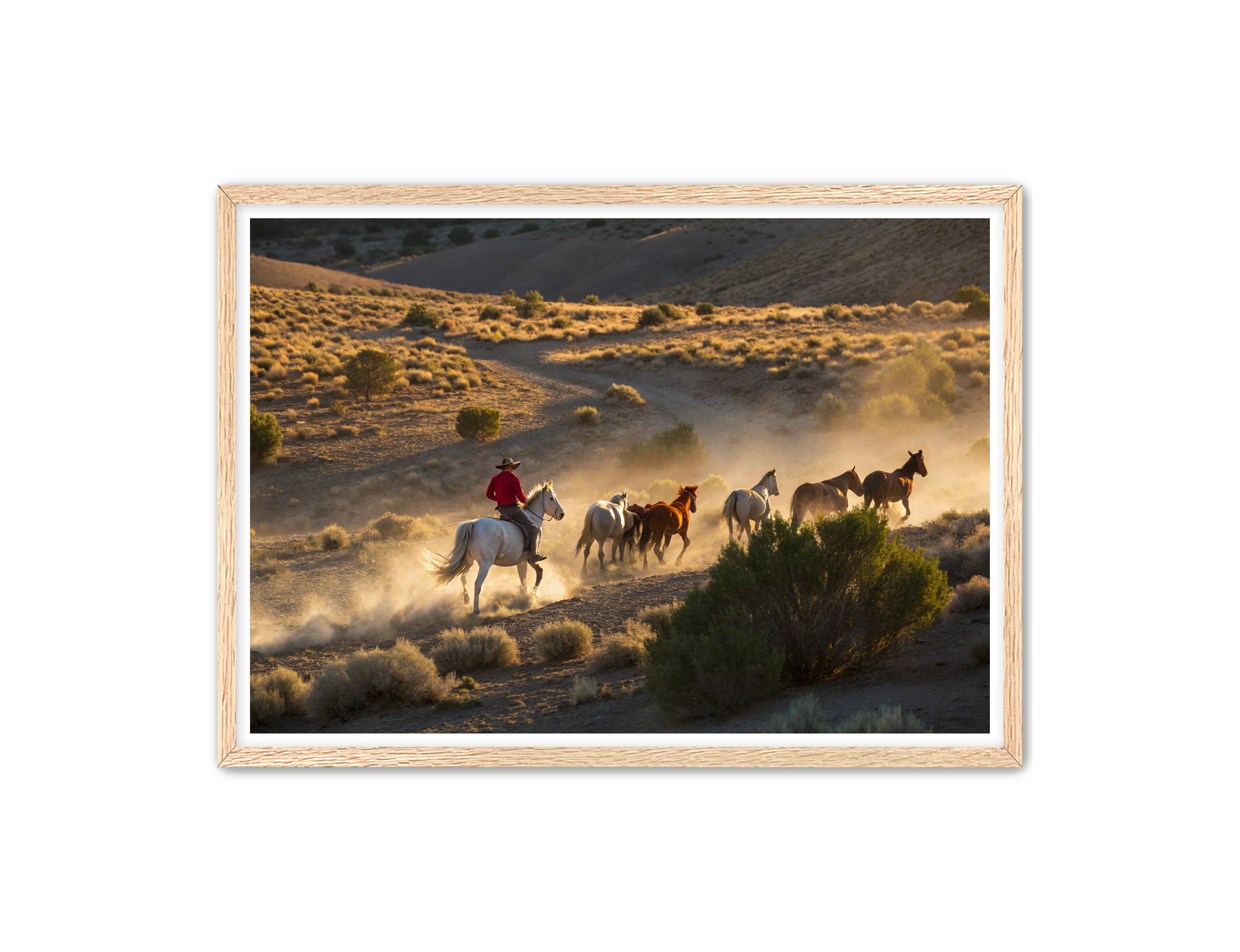 Apricus Prints Vaquero 'Push On' Apricus Art Collection