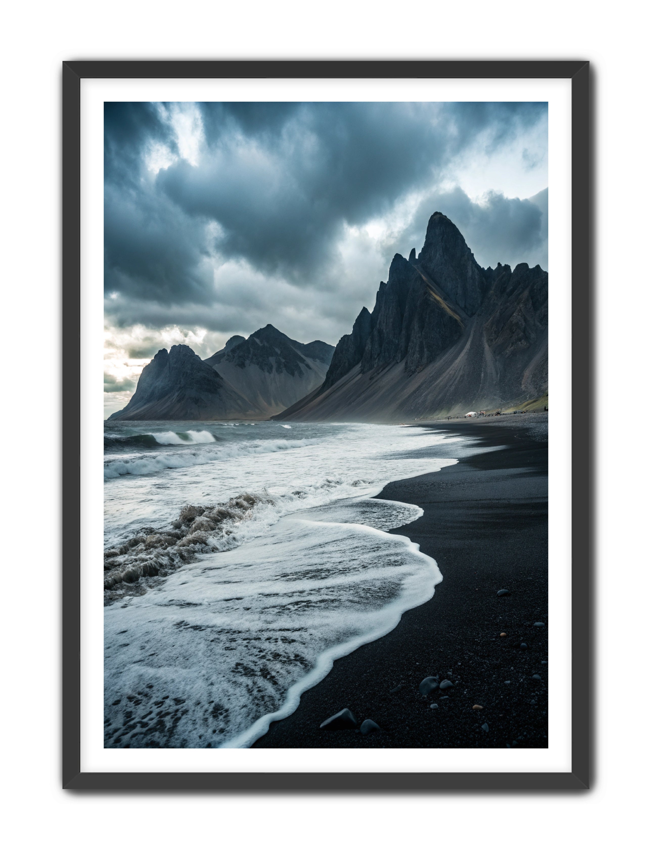 Apricus Prints Beaches 'Icelandic Coastlione' Apricus Art Collection