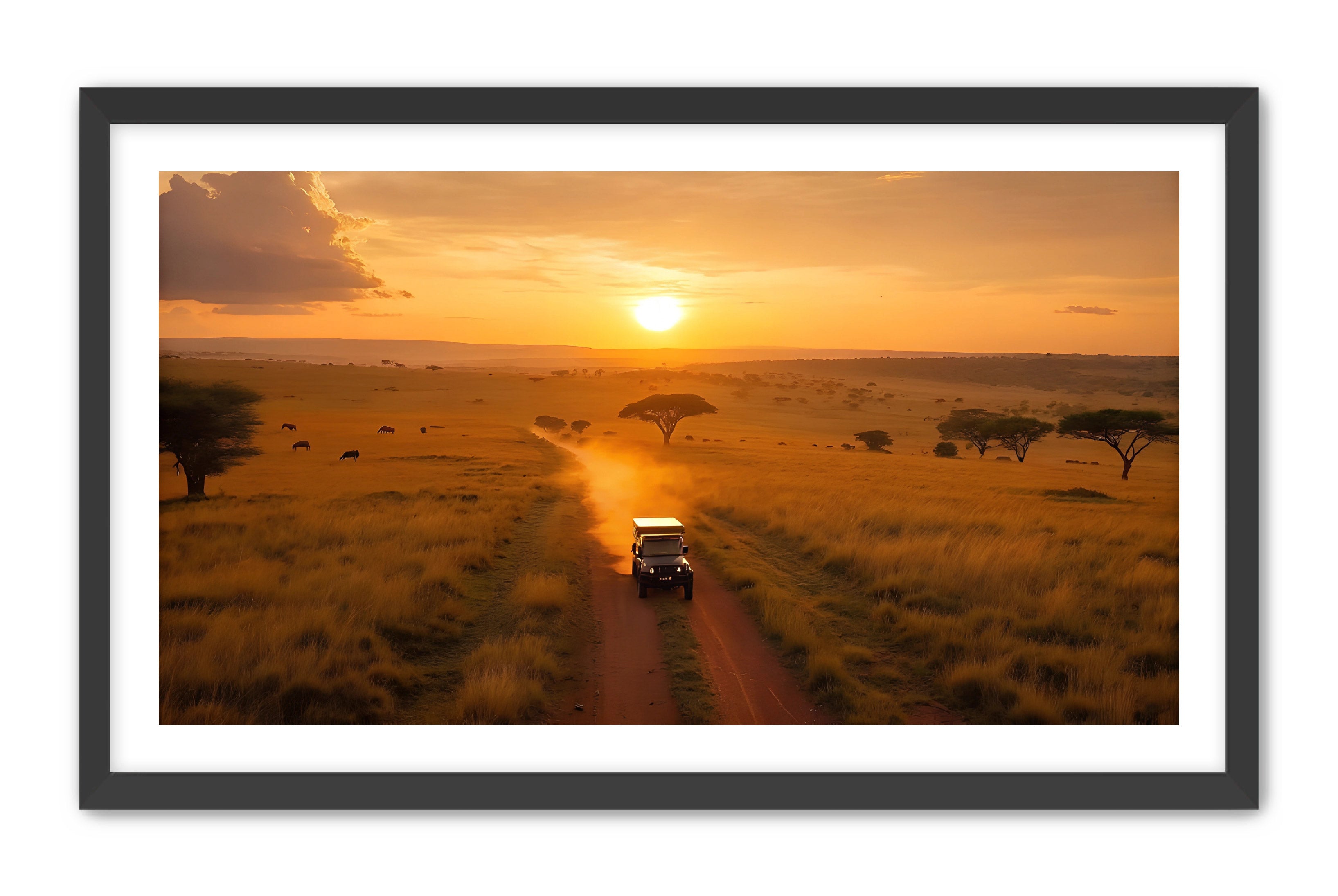 Apricus Prints 'SAVANNA SUNSET' Apricus Art Collection