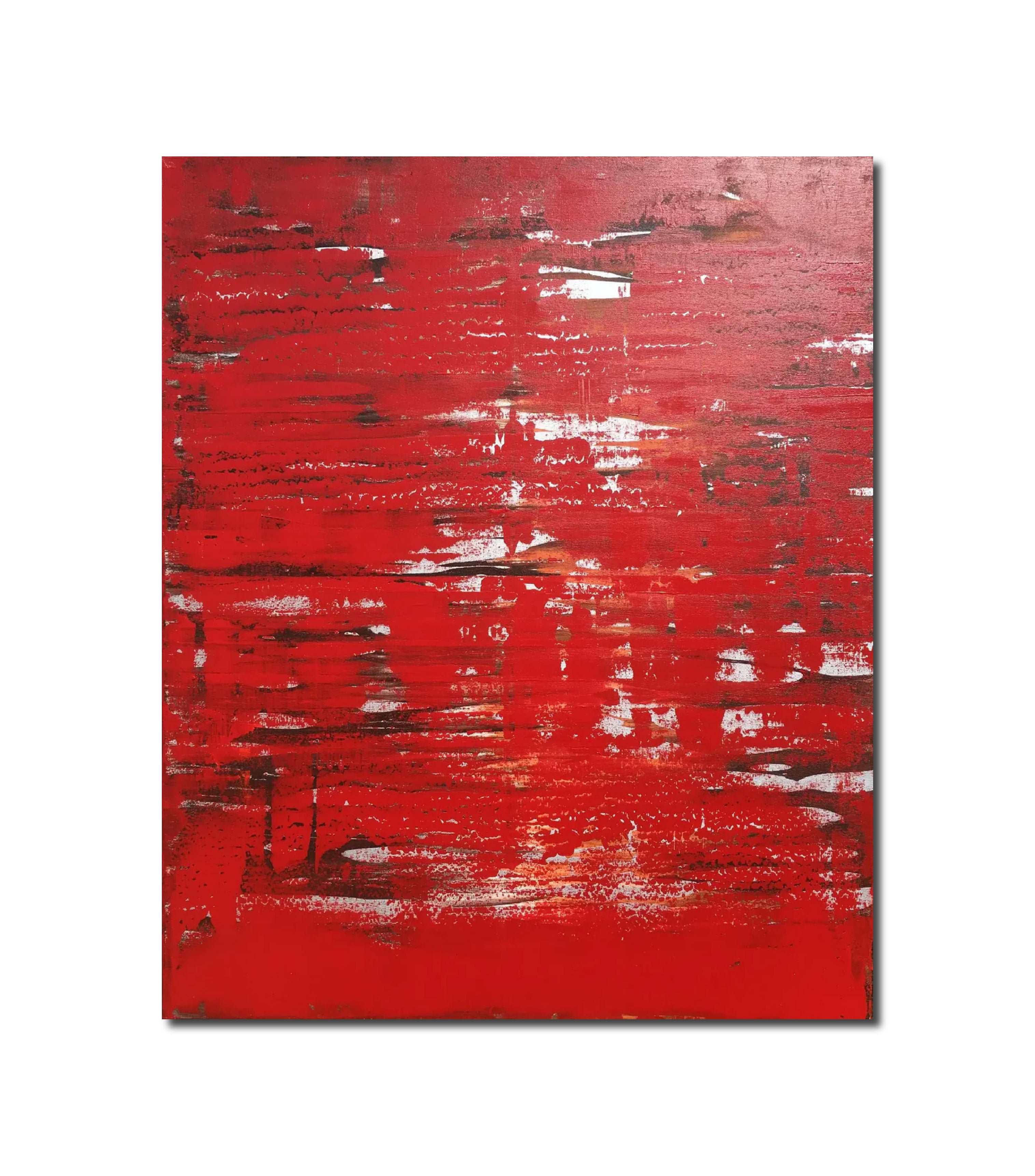 Abstract 'ABSTRACT 8541' - Acrylic on Canvas Uzony Artist