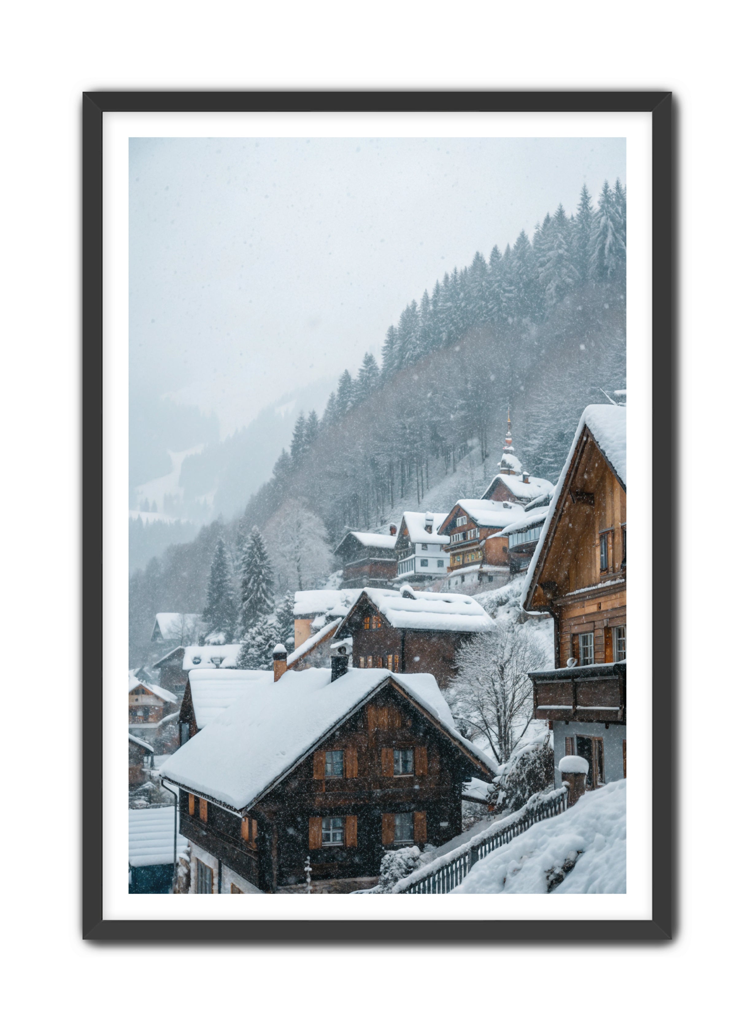 Apricus Prints 'Winter in the Alps' Apricus Art Collection