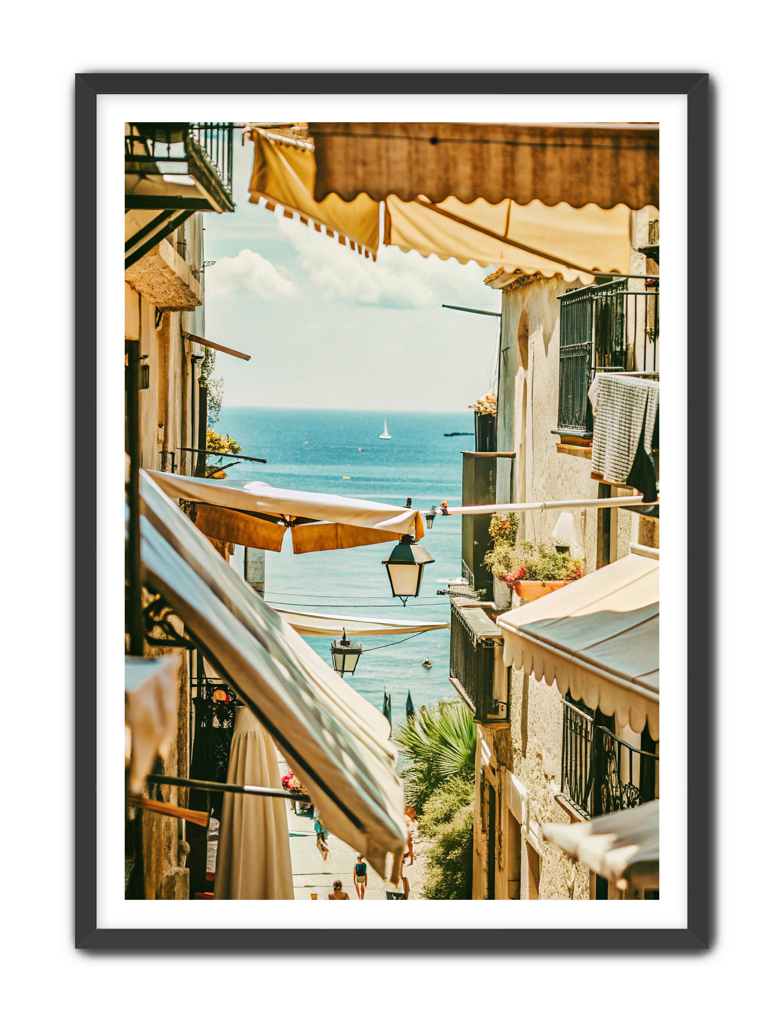 Apricus Prints La Bella Vita 'Ocean Glimpse in the Warmth' Apricus Art Collection