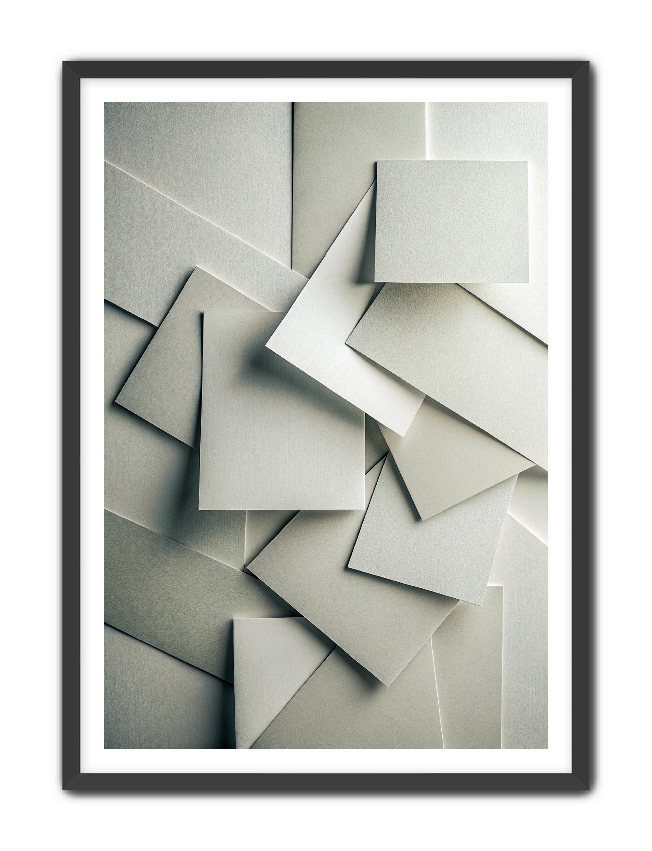 Abstract Prints 'Aurora Shards' Apricus Art Collection