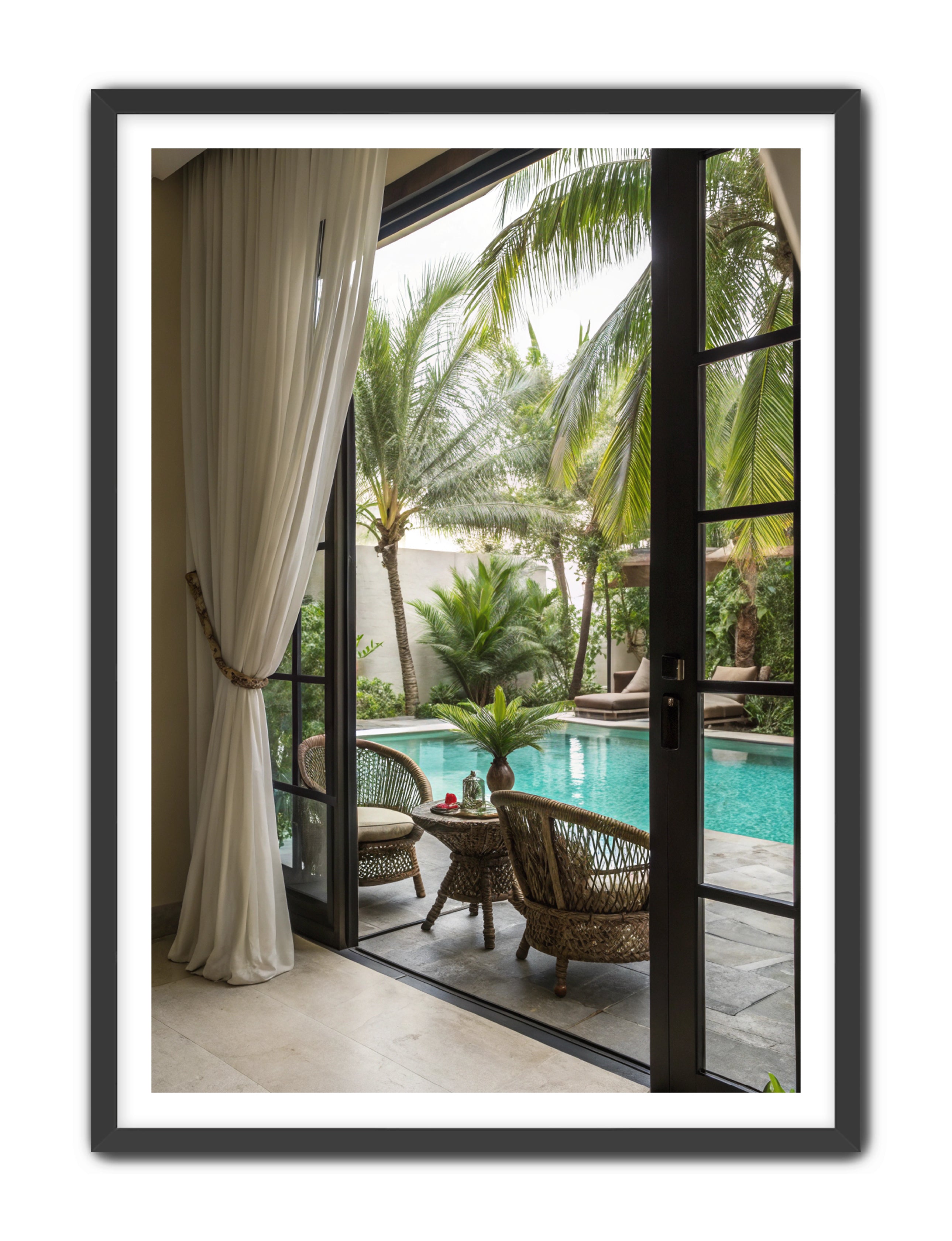 Apricus Prints 'Oasis of the Villa' Apricus Art Collection