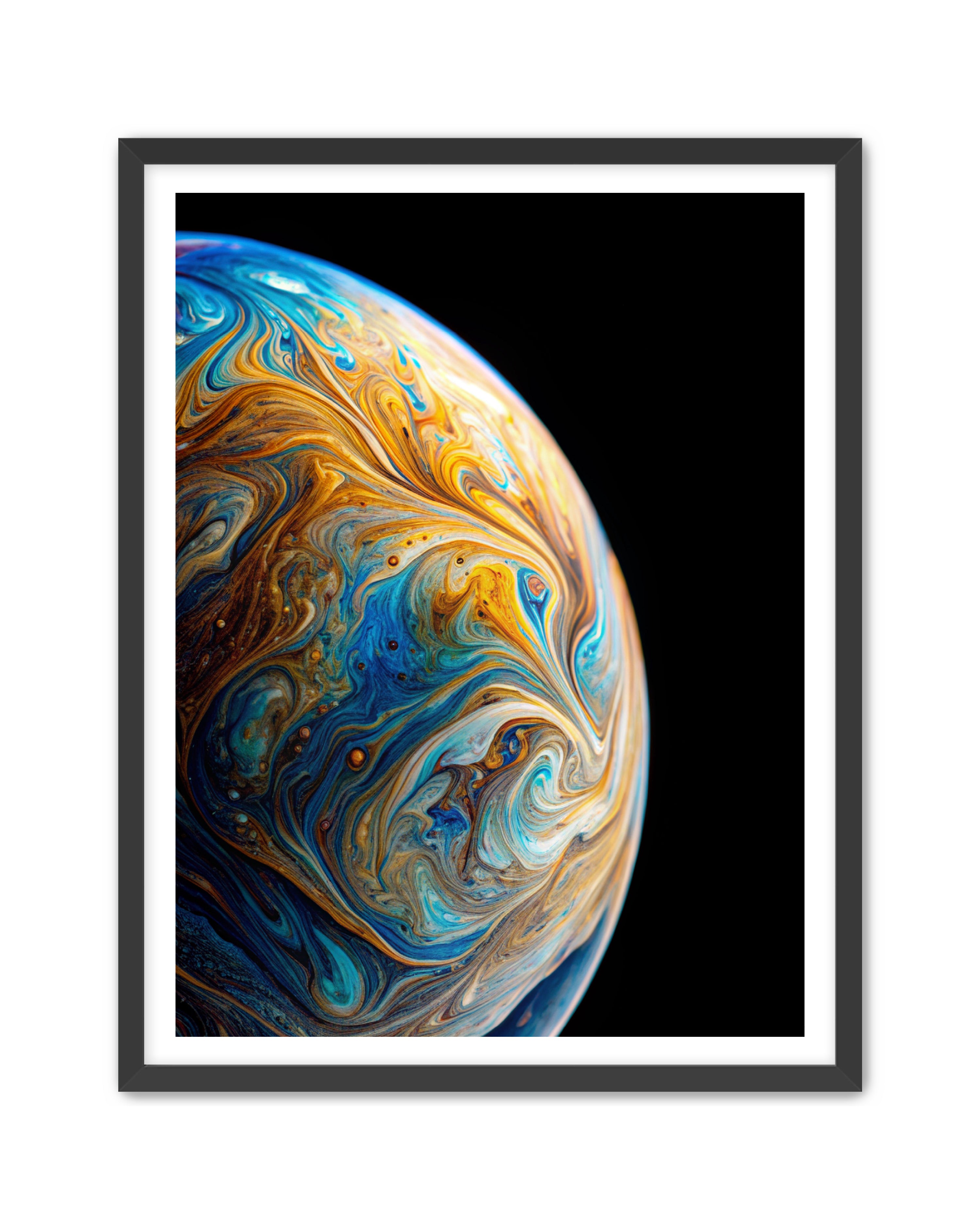 Abstract Prints 'Planet Love' Apricus Art Collection