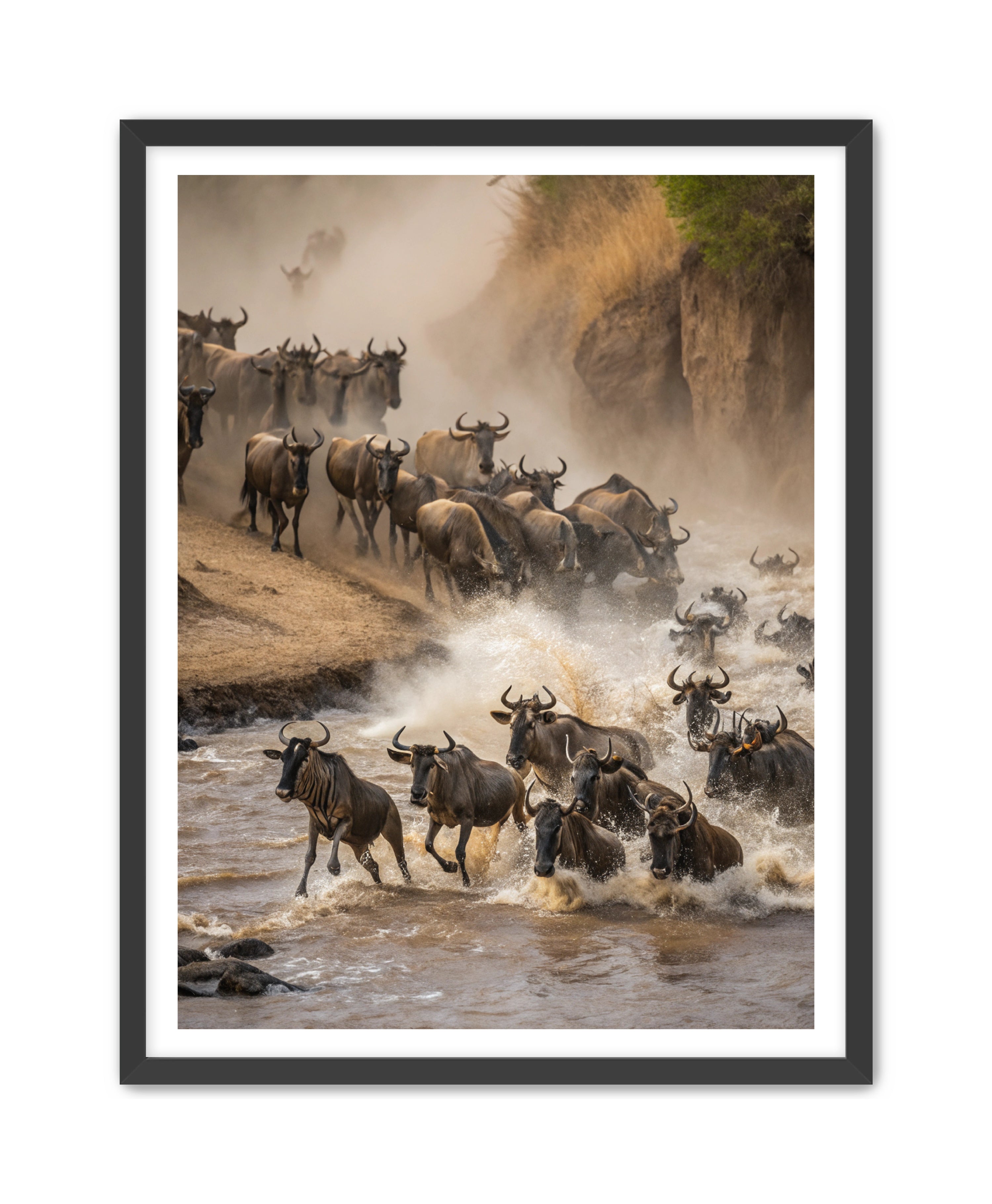 Apricus Prints 'Stampede Crossing' Apricus Art Collection