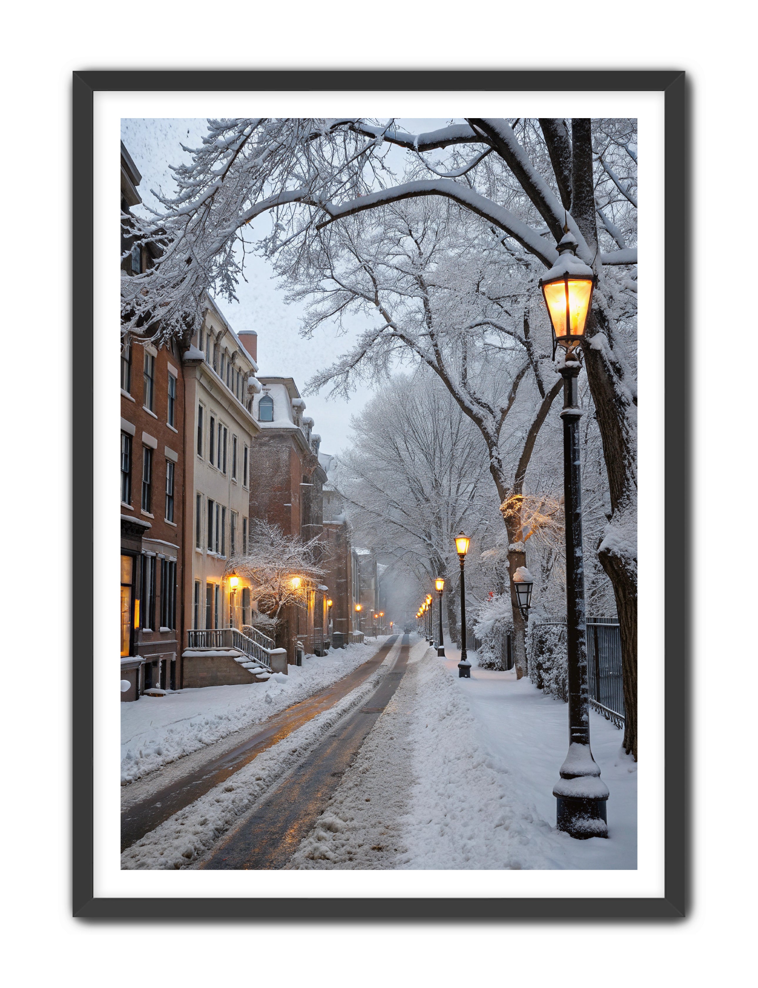 Apricus Prints 'Winter Stroll' Apricus Art Collection