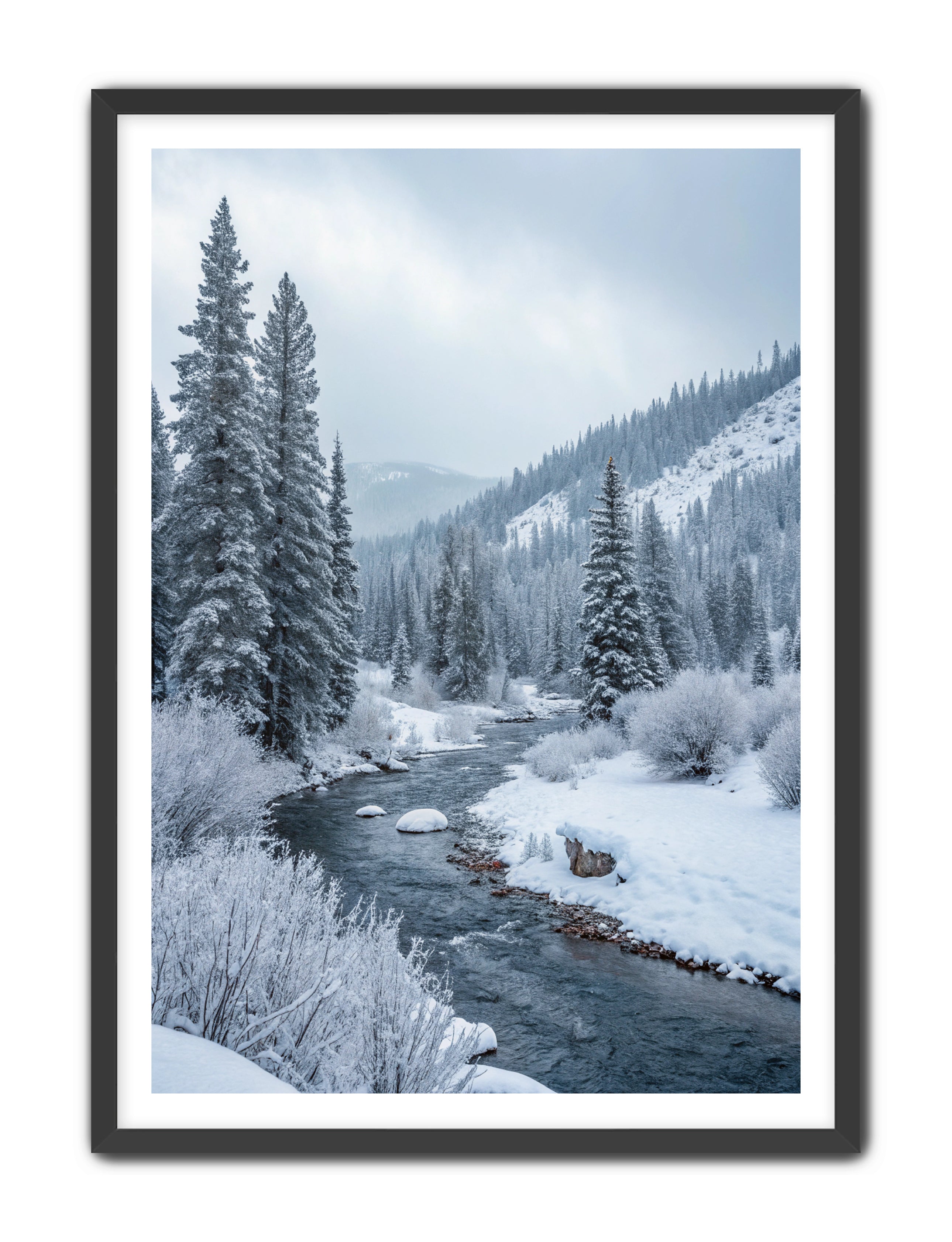 Apricus Prints 'Frozen Flow' Apricus Art Collection