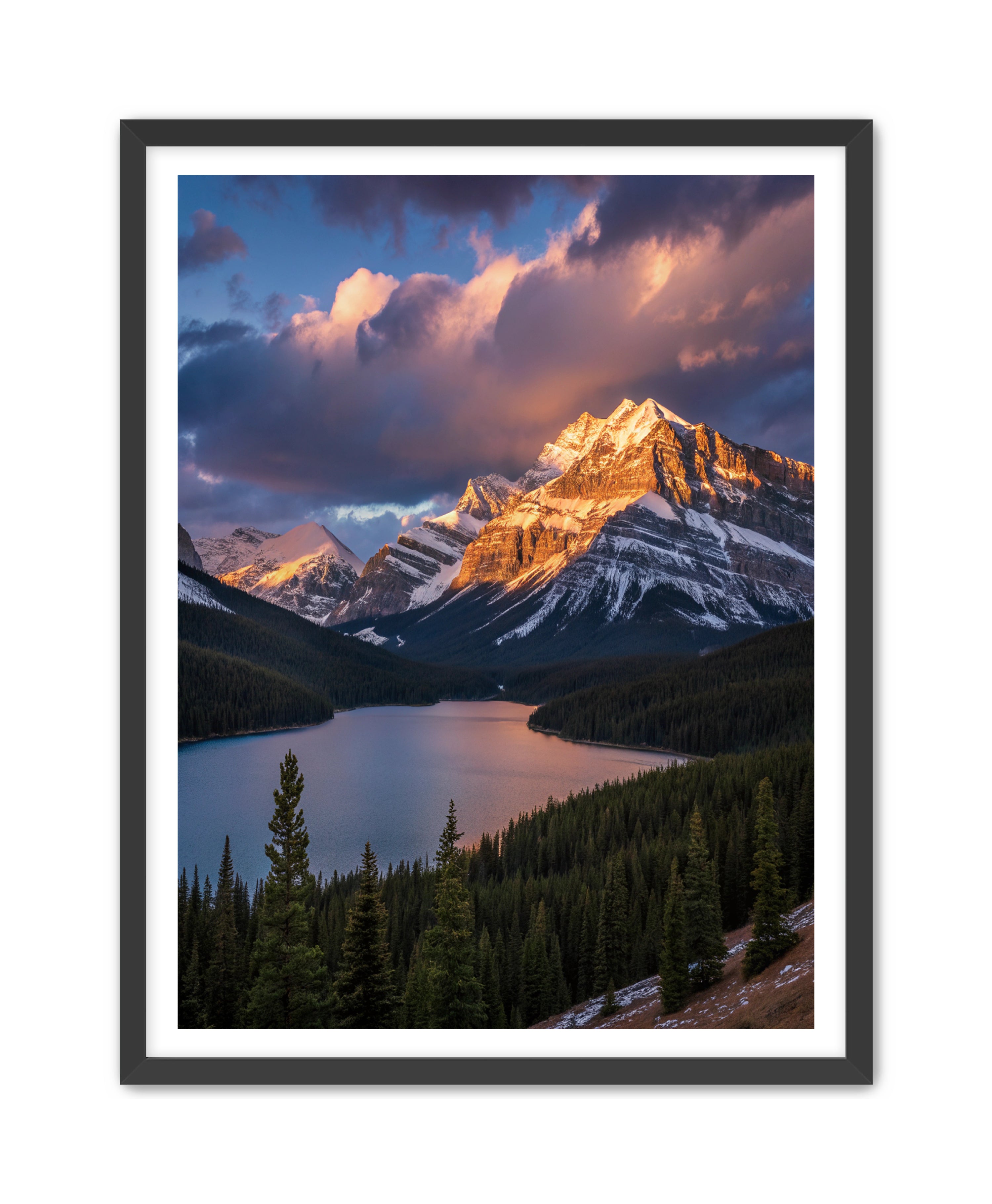 Apricus Prints 'Mountain Glow' Apricus Art Collection