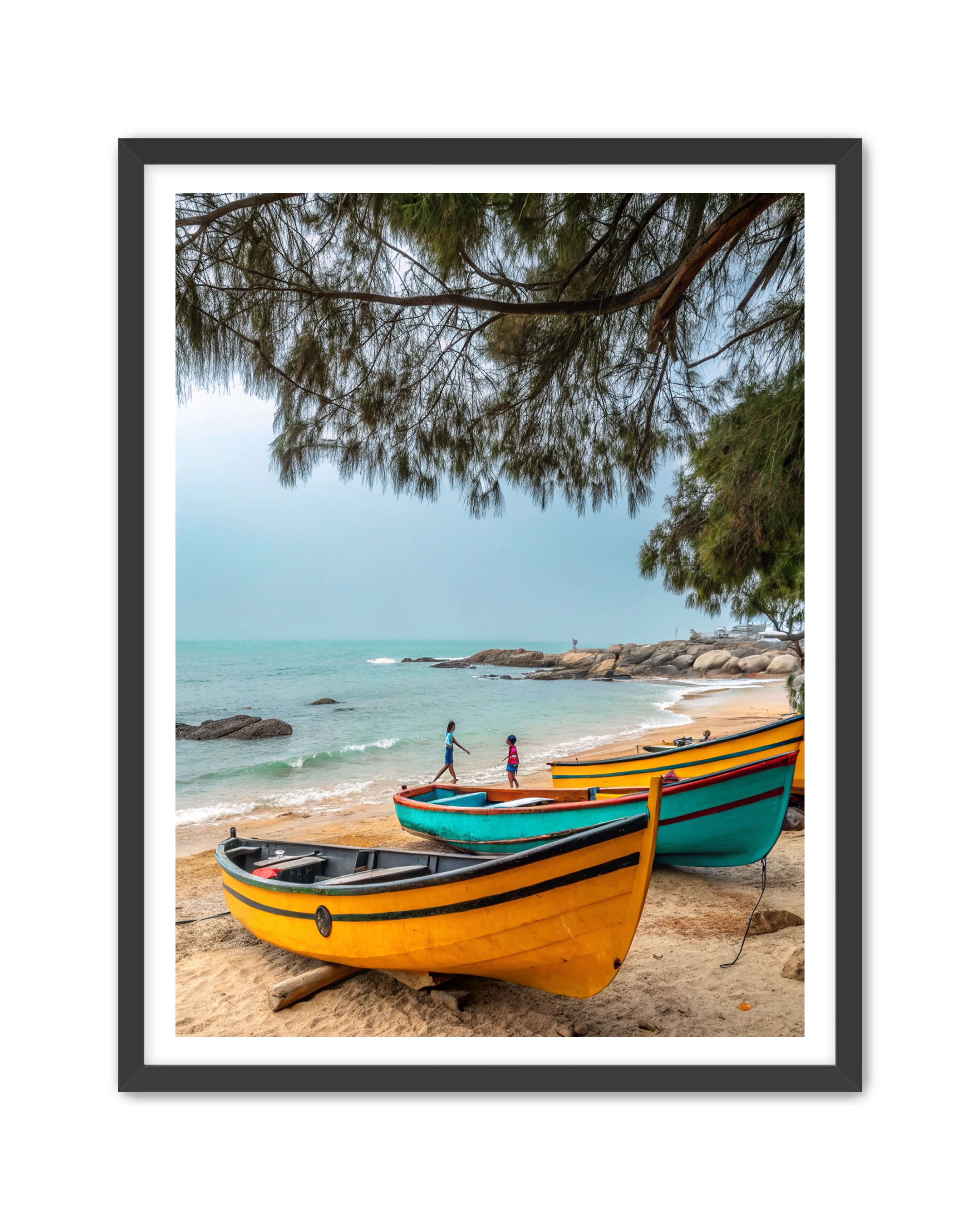 Apricus Prints Beaches 'Serenade of the Sea' Apricus Art Collection