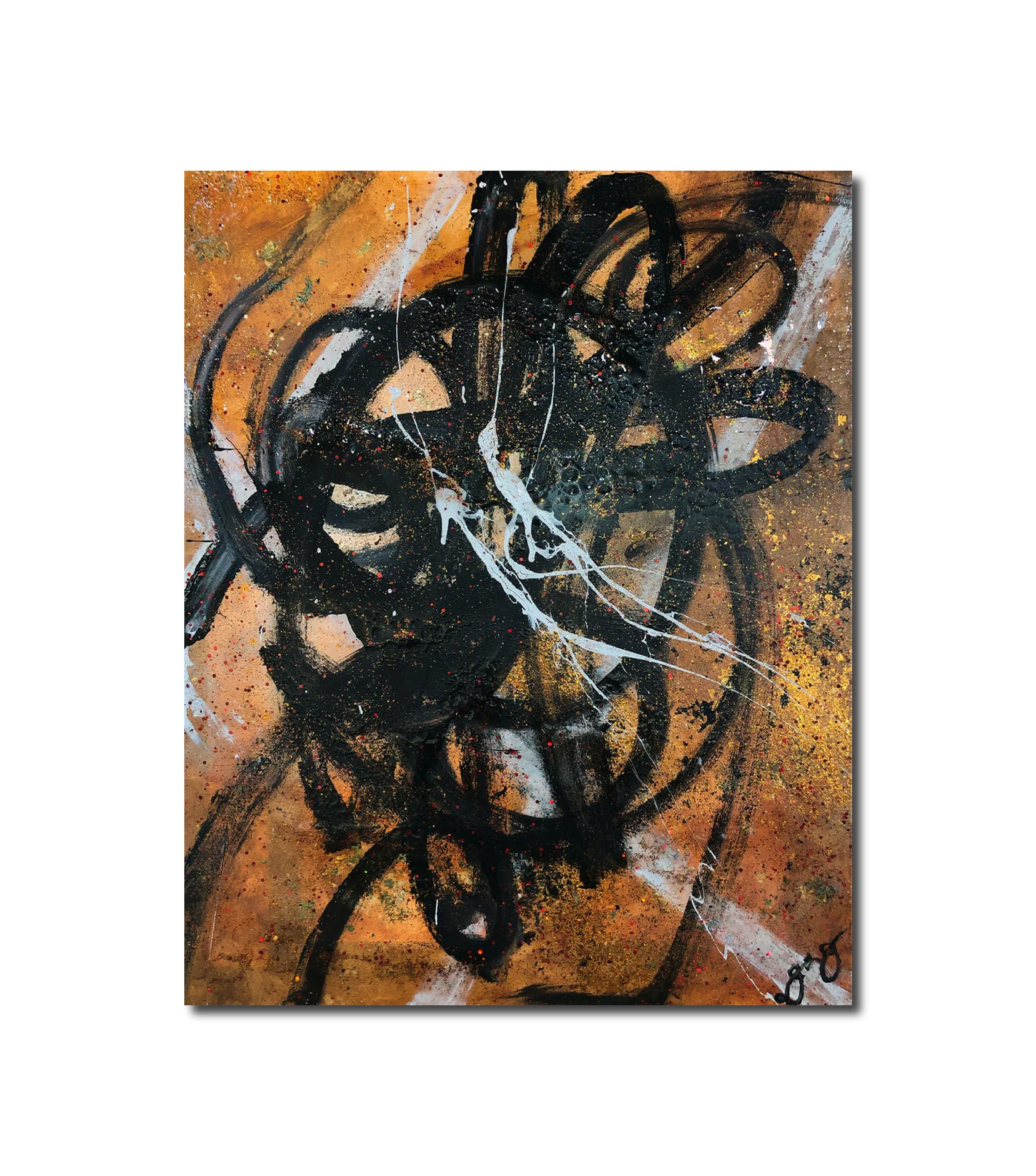 Abstract Figurative Painting cypher 3 Jason Lincoln Jeffers