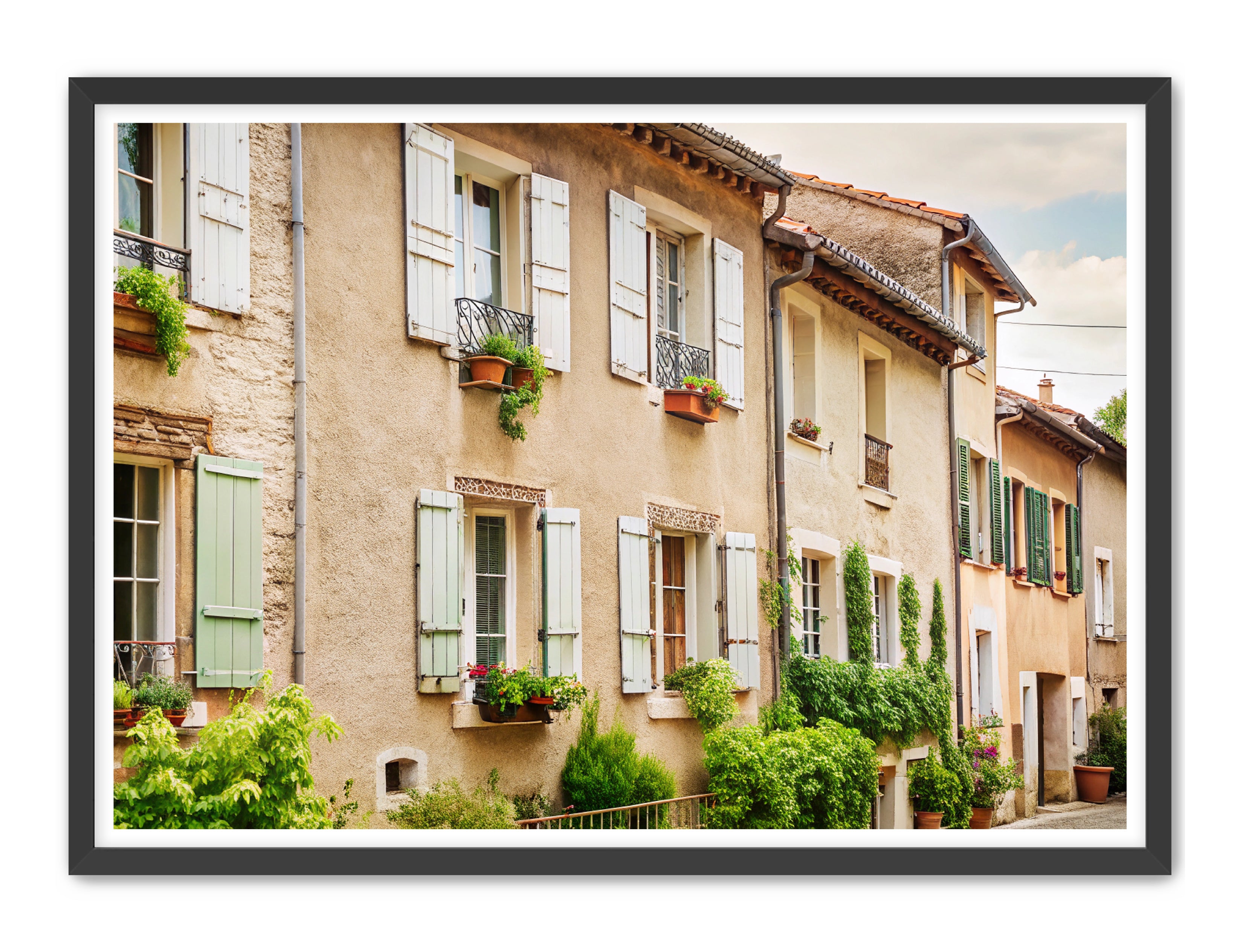 Apricus Prints La Bella Vita 'French Village' Apricus Art Collection