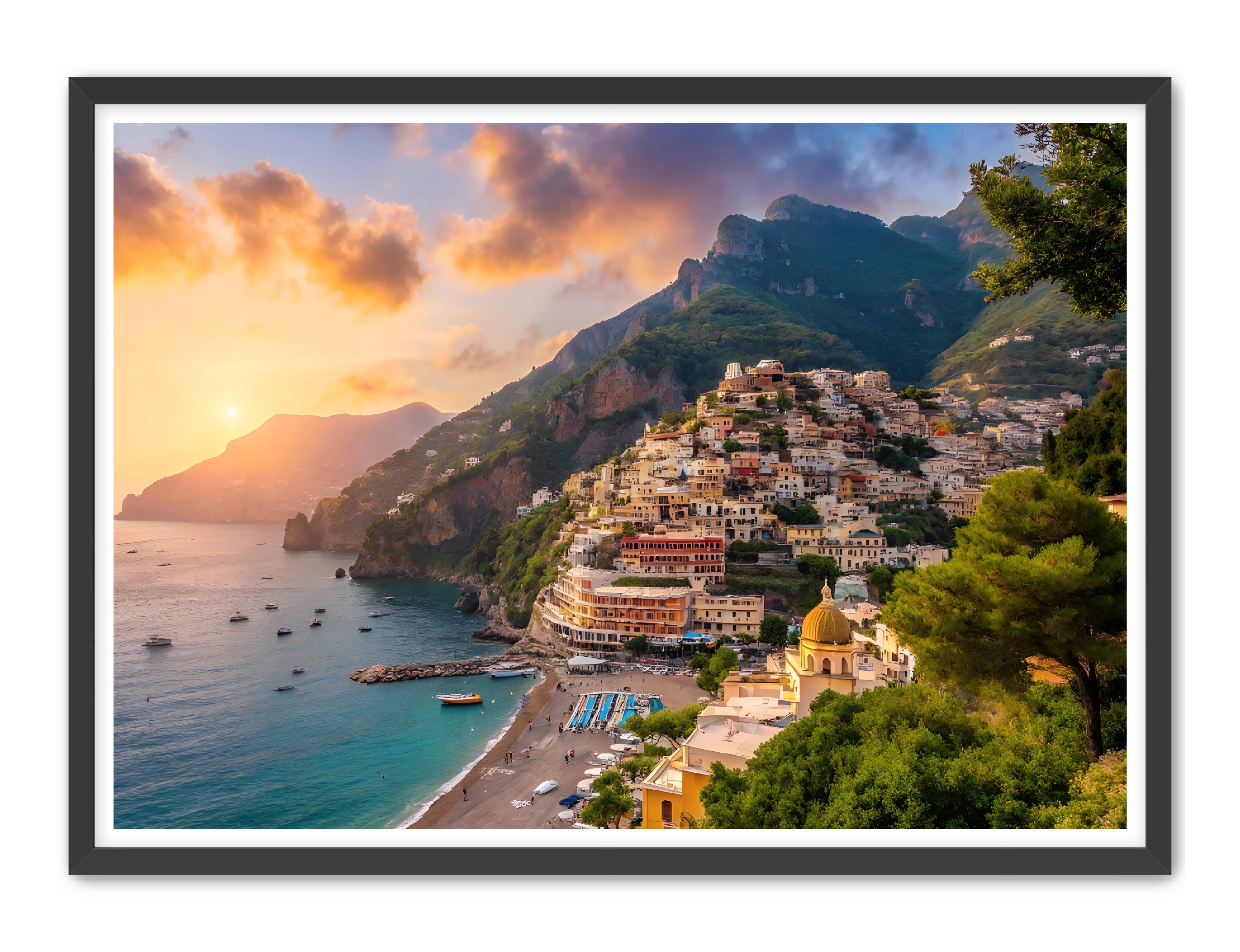 Apricus Prints 'POSITANO'S GLOW' Apricus Art Collection