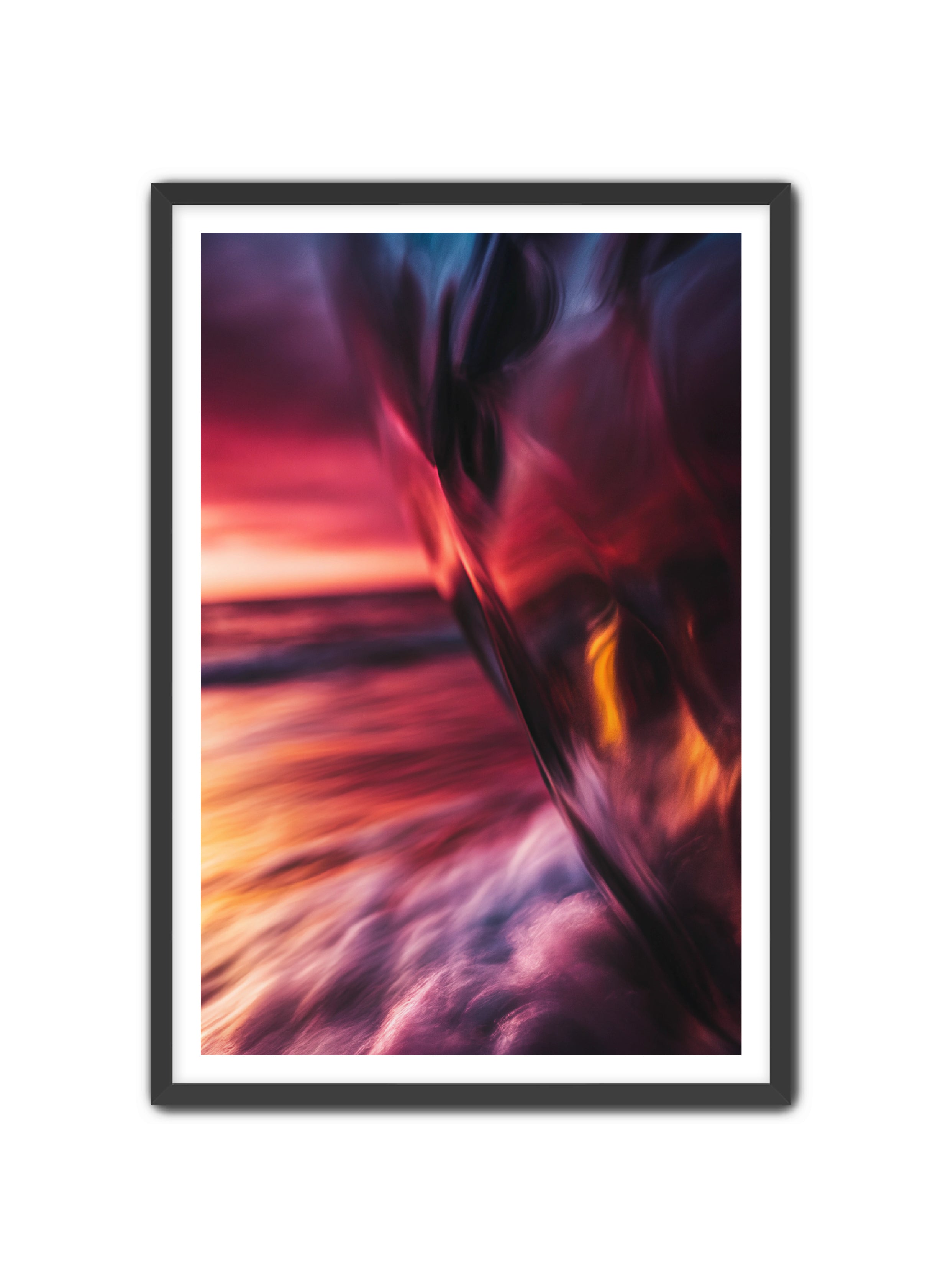 Abstract Prints 'Heavy Movement' Apricus Art Collection