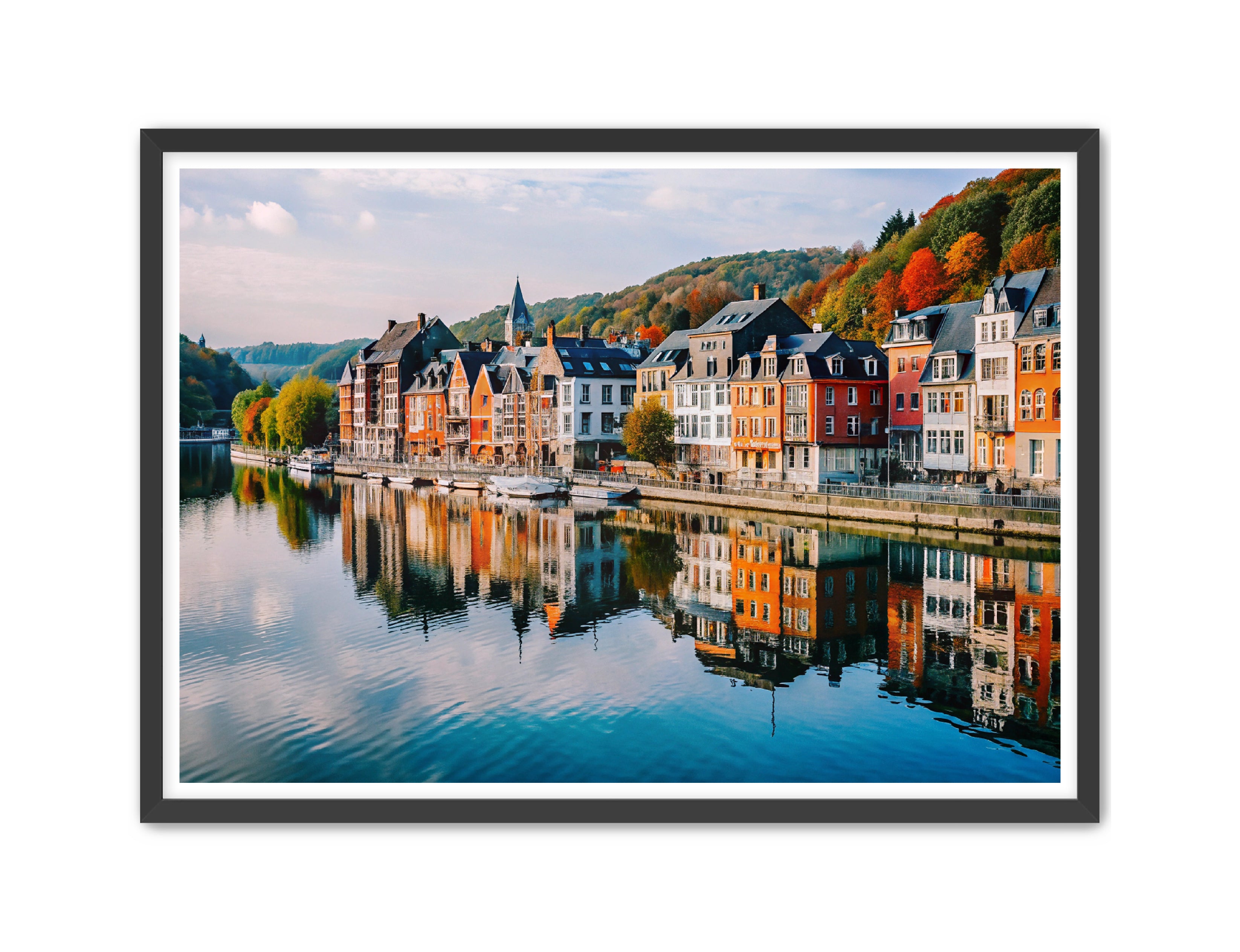 Apricus Prints La Bella Vita 'Fall on the Dutch Canal' Apricus Art Collection