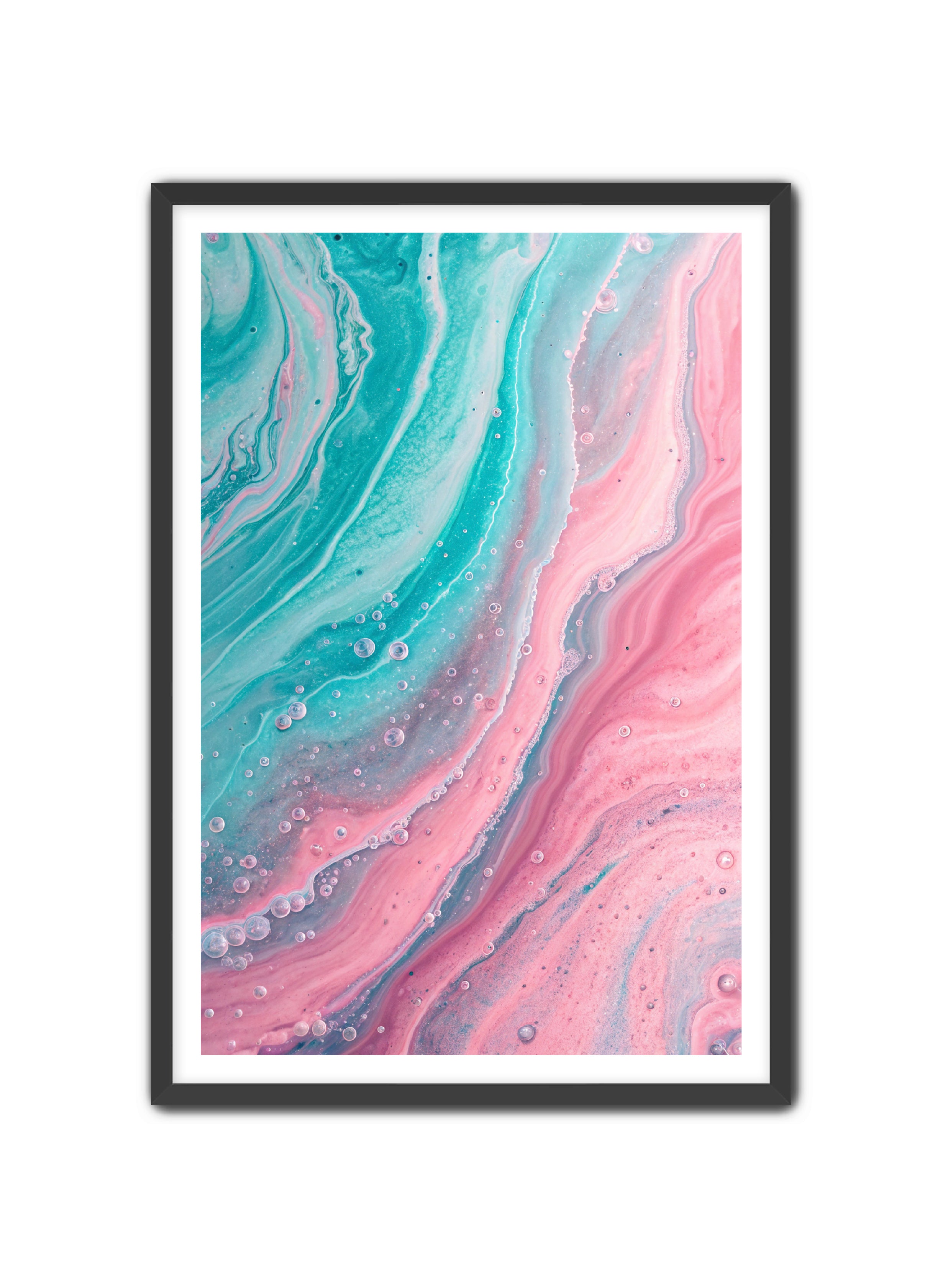 Abstract Prints 'Groovy Flow' Apricus Art Collection