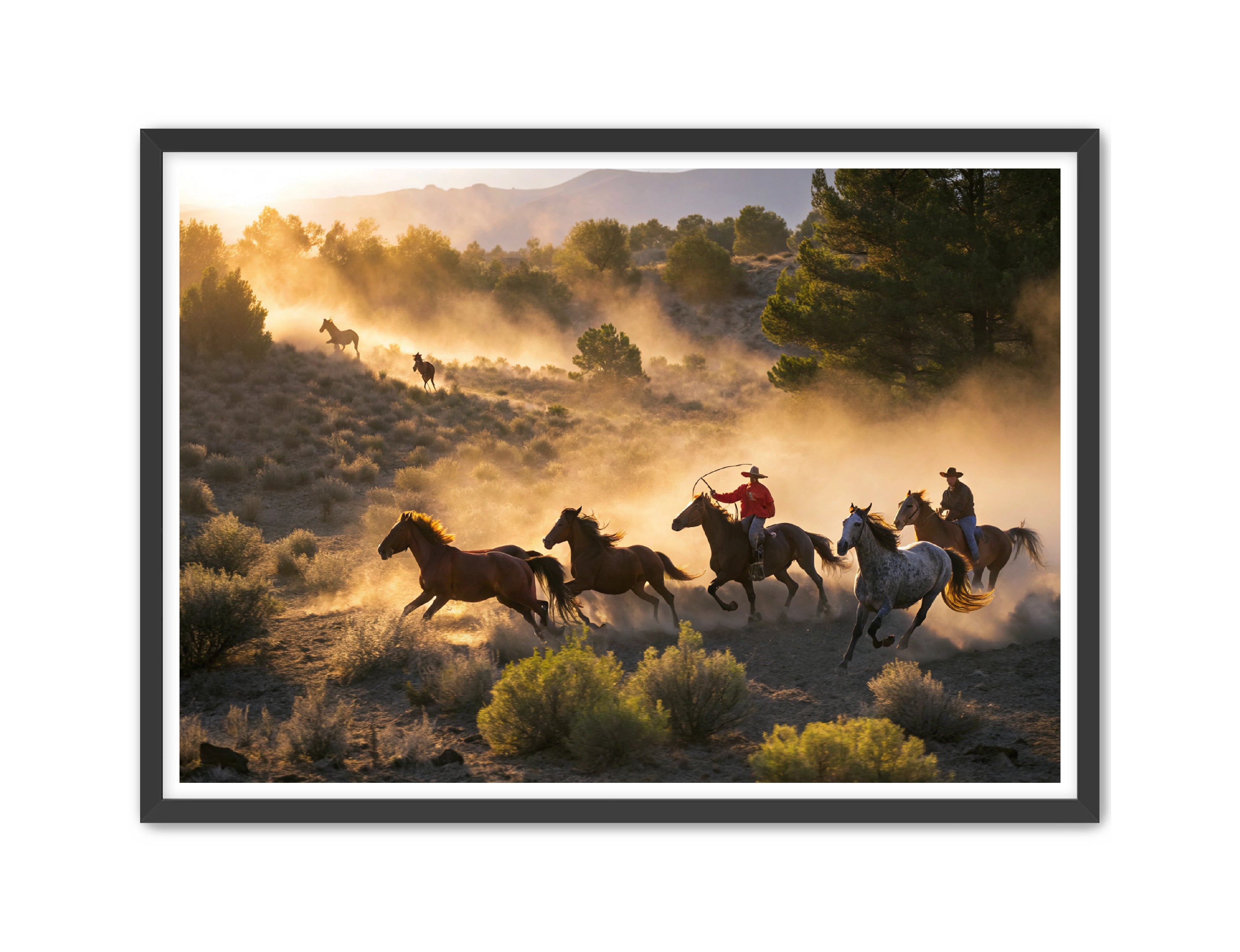 Apricus Prints Vaquero 'Get'em' Apricus Art Collection