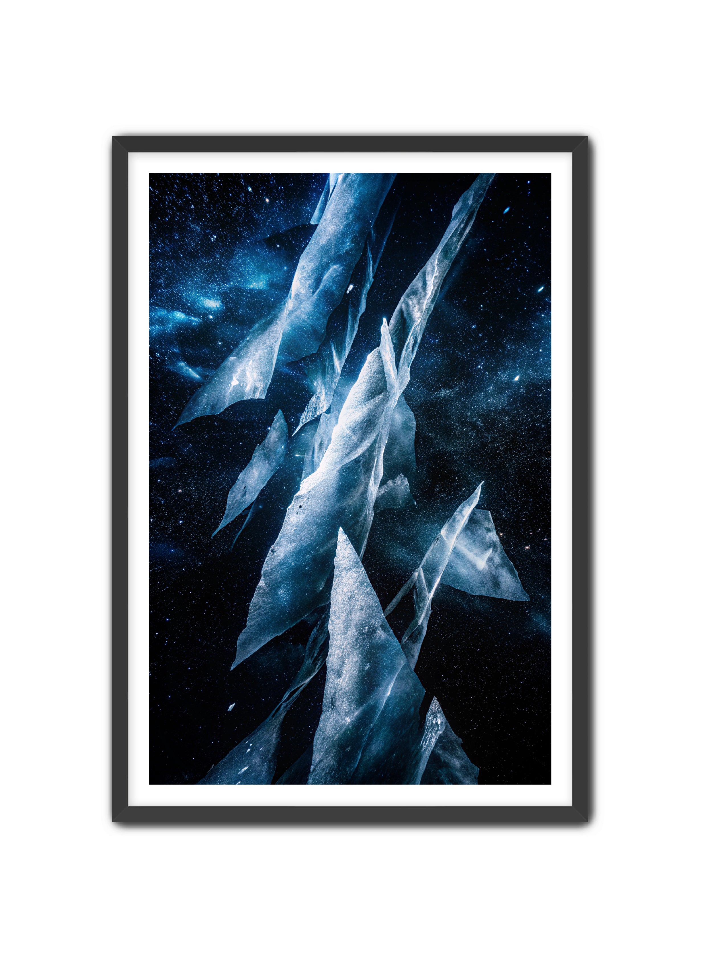 Abstract Prints 'Celestial Blur' Apricus Art Collection