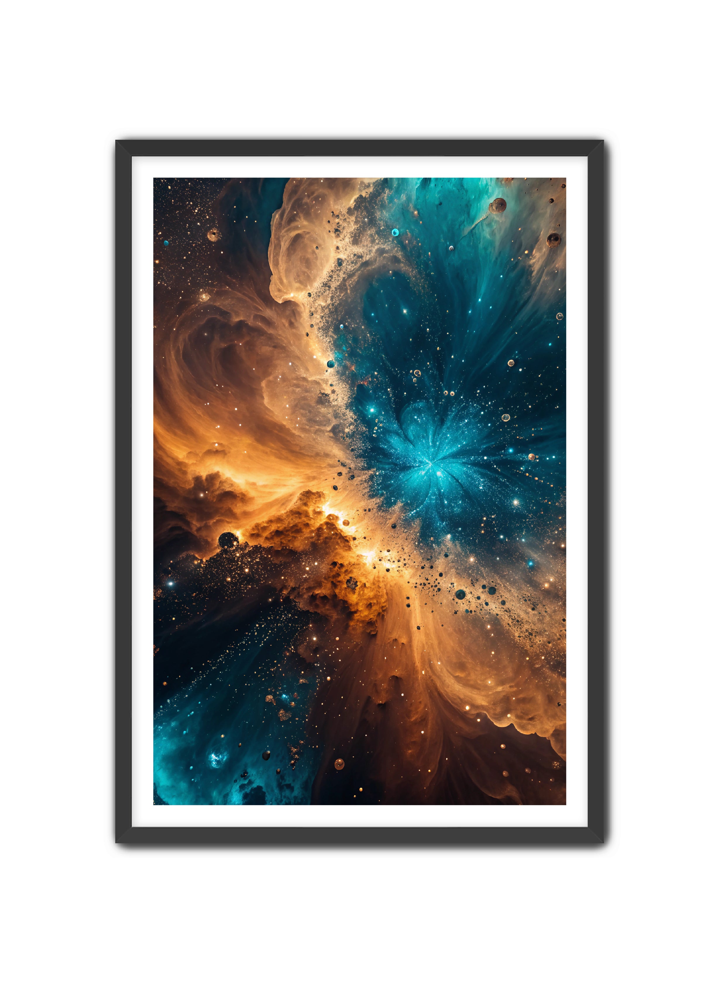 Abstract Prints 'The Universe' Apricus Art Collection