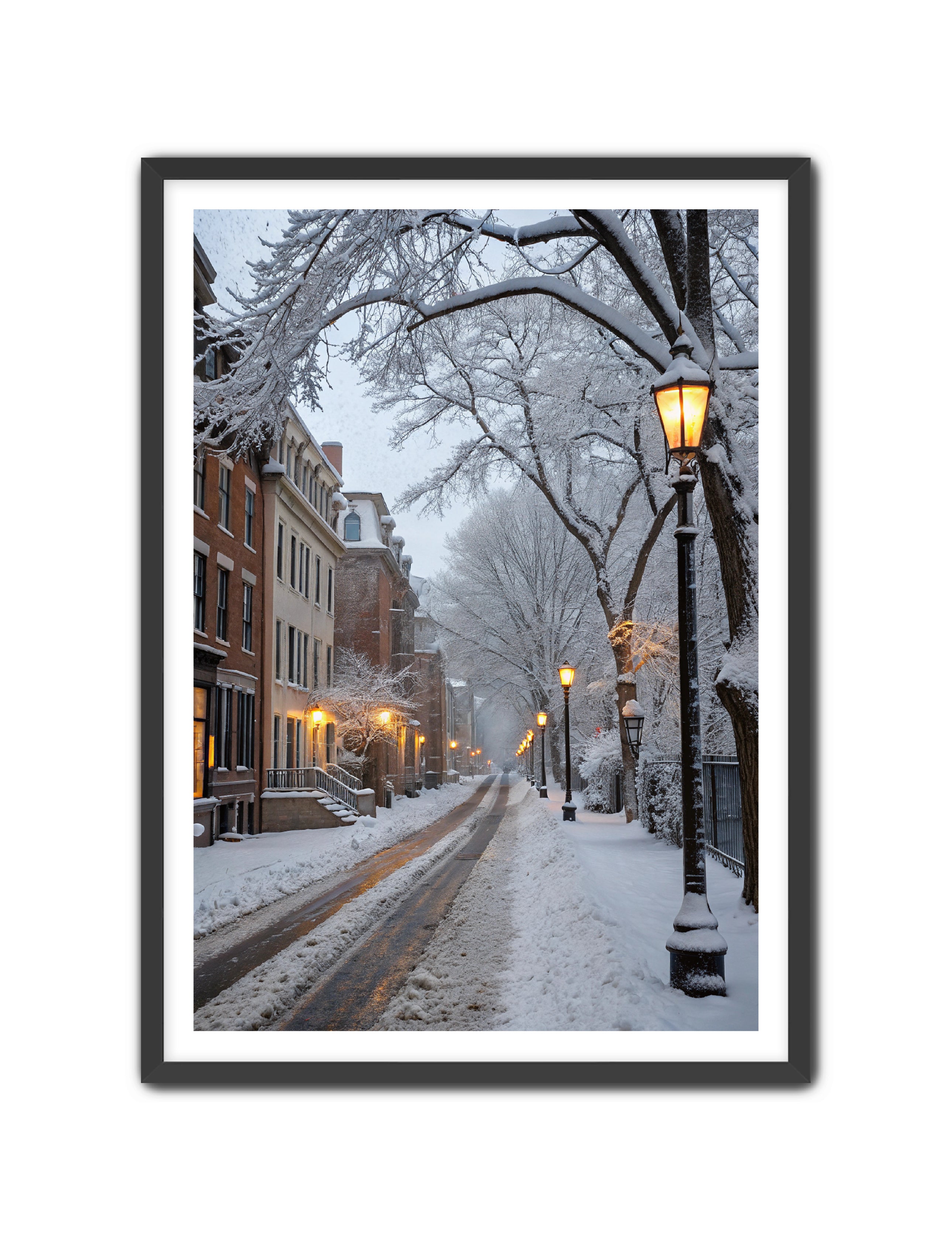 Apricus Prints 'Winter Stroll' Apricus Art Collection