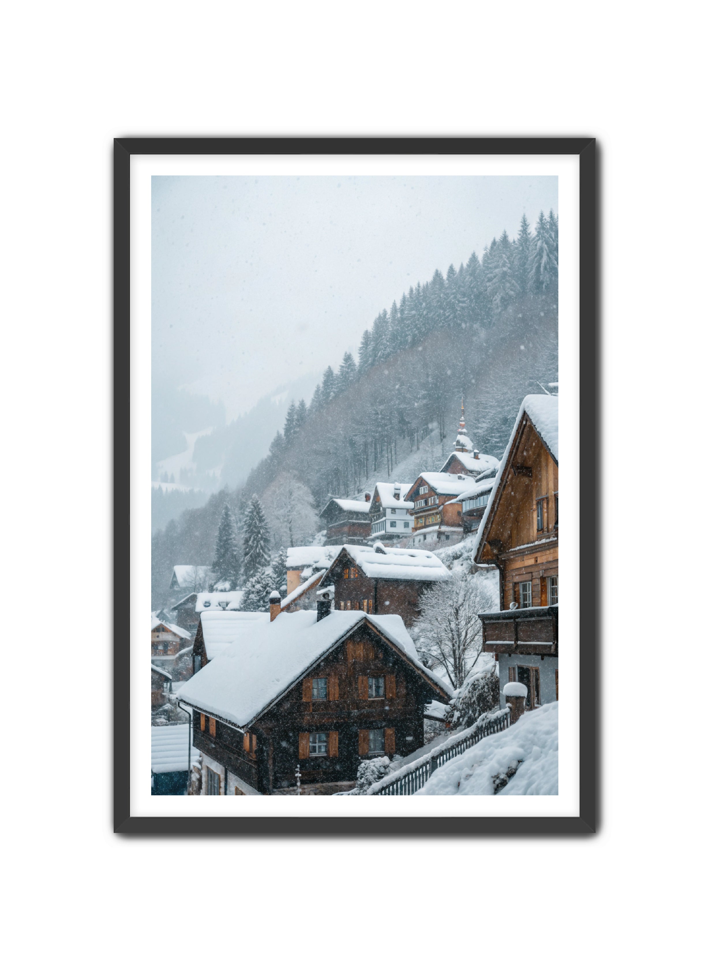 Apricus Prints 'Winter in the Alps' Apricus Art Collection