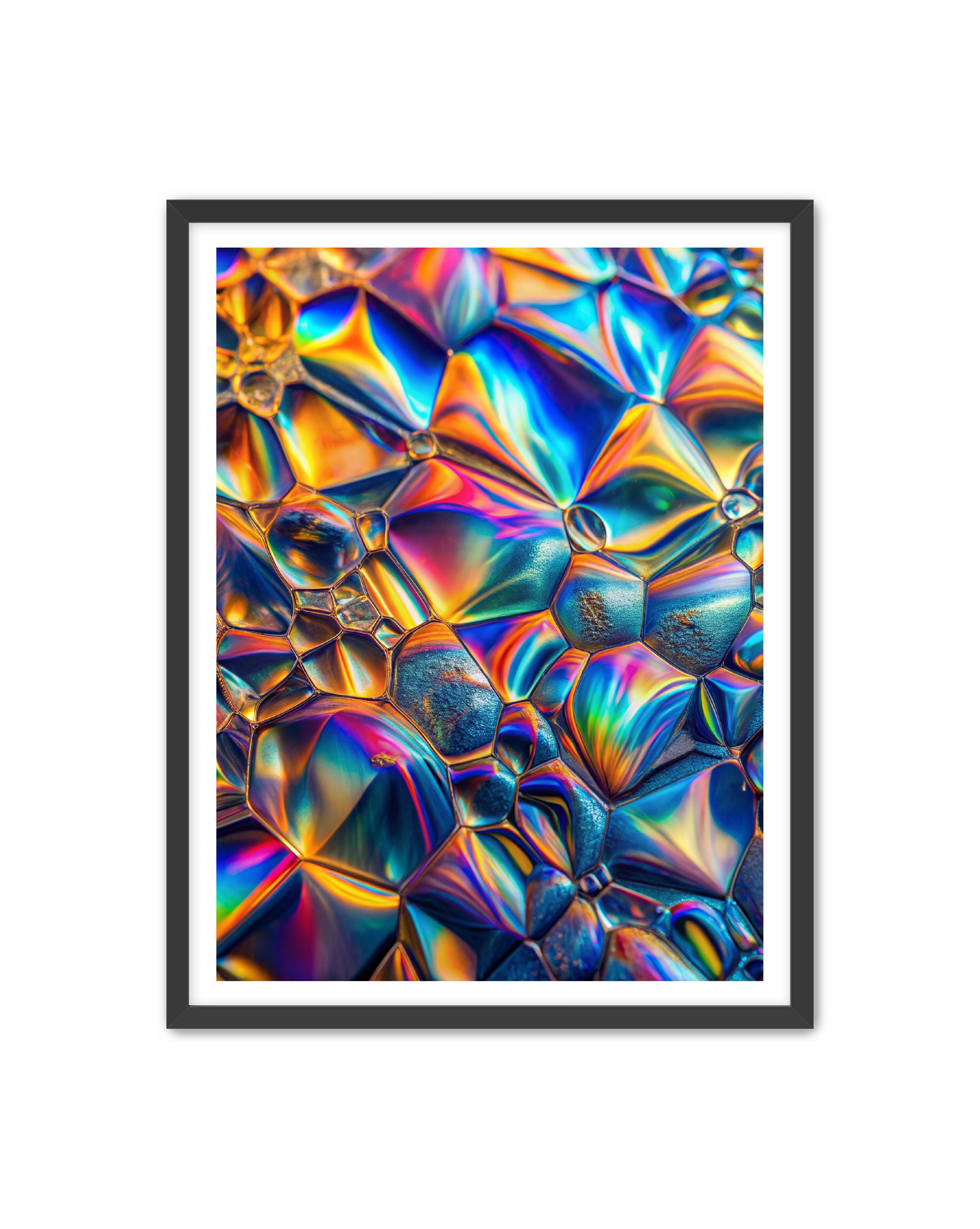 Abstract Prints 'Lucid Motion' Apricus Art Collection