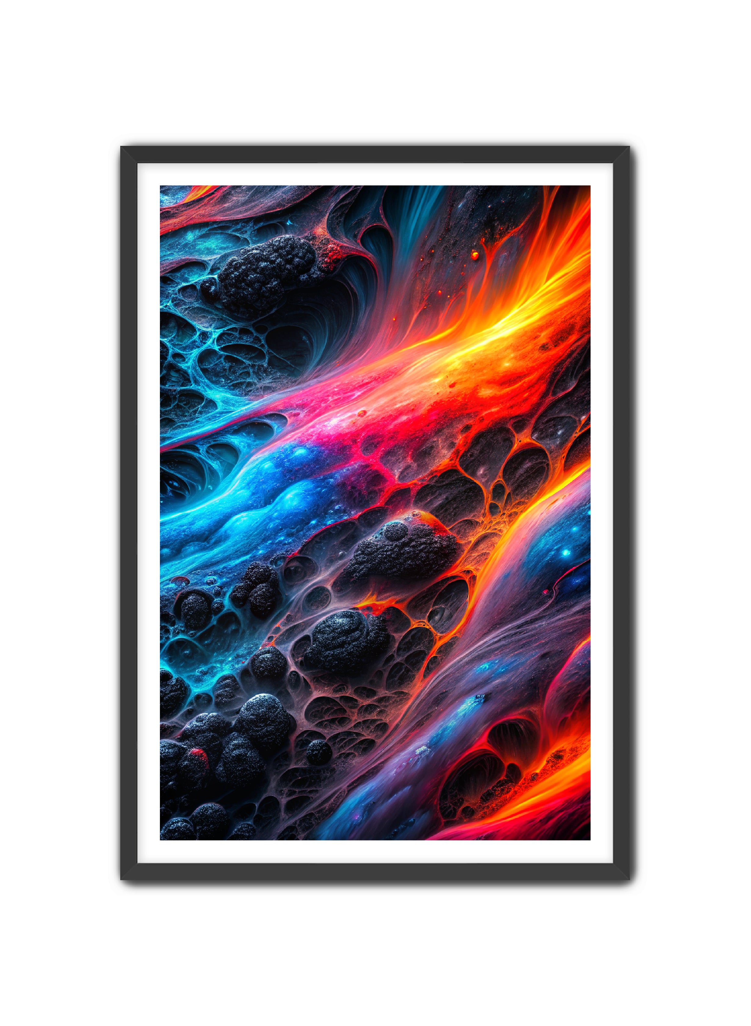 Abstract Prints 'Prism Flux' Apricus Art Collection