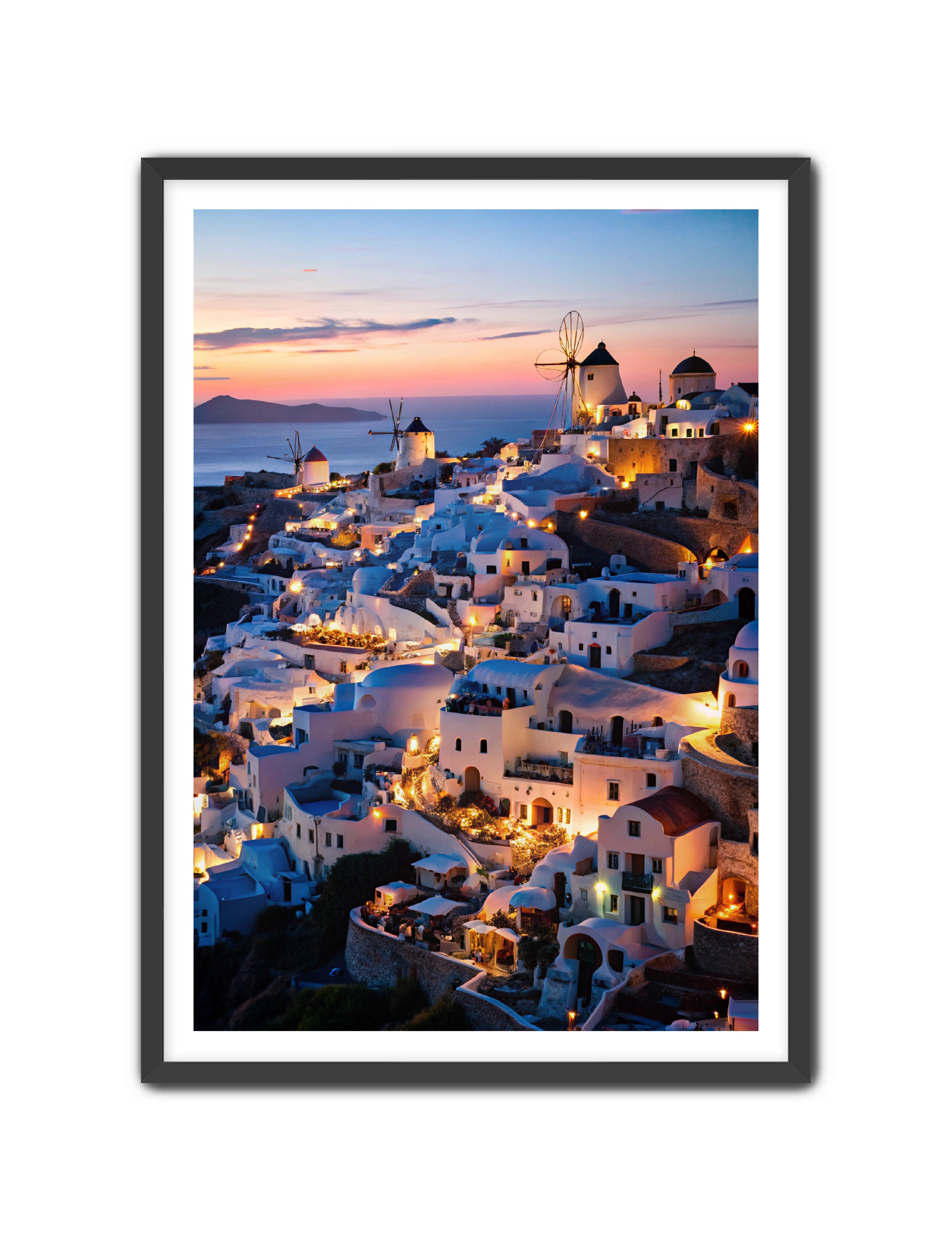 Apricus Prints La Bella Vita 'Evening Glow on the Aegean' Apricus Art Collection