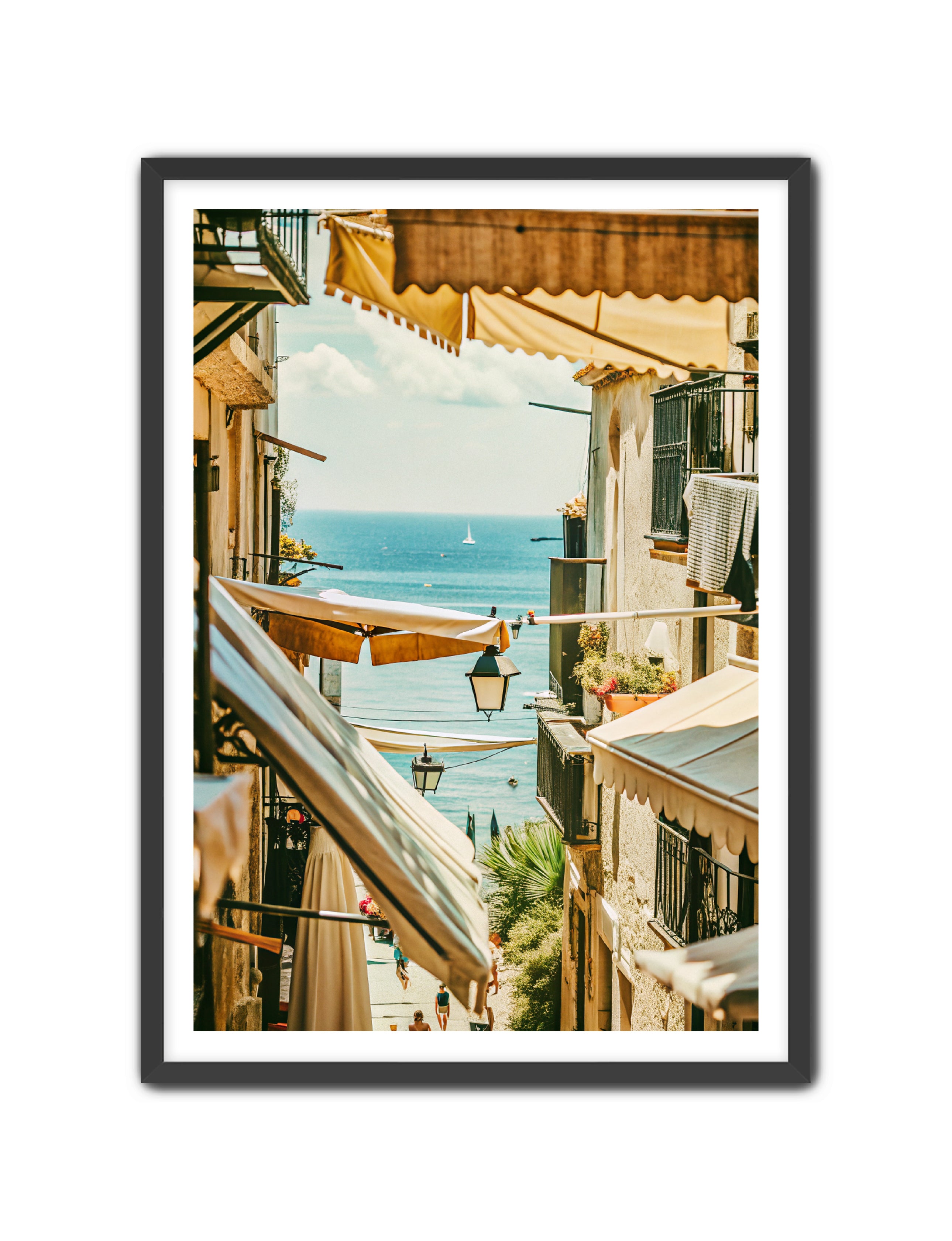 Apricus Prints La Bella Vita 'Ocean Glimpse in the Warmth' Apricus Art Collection