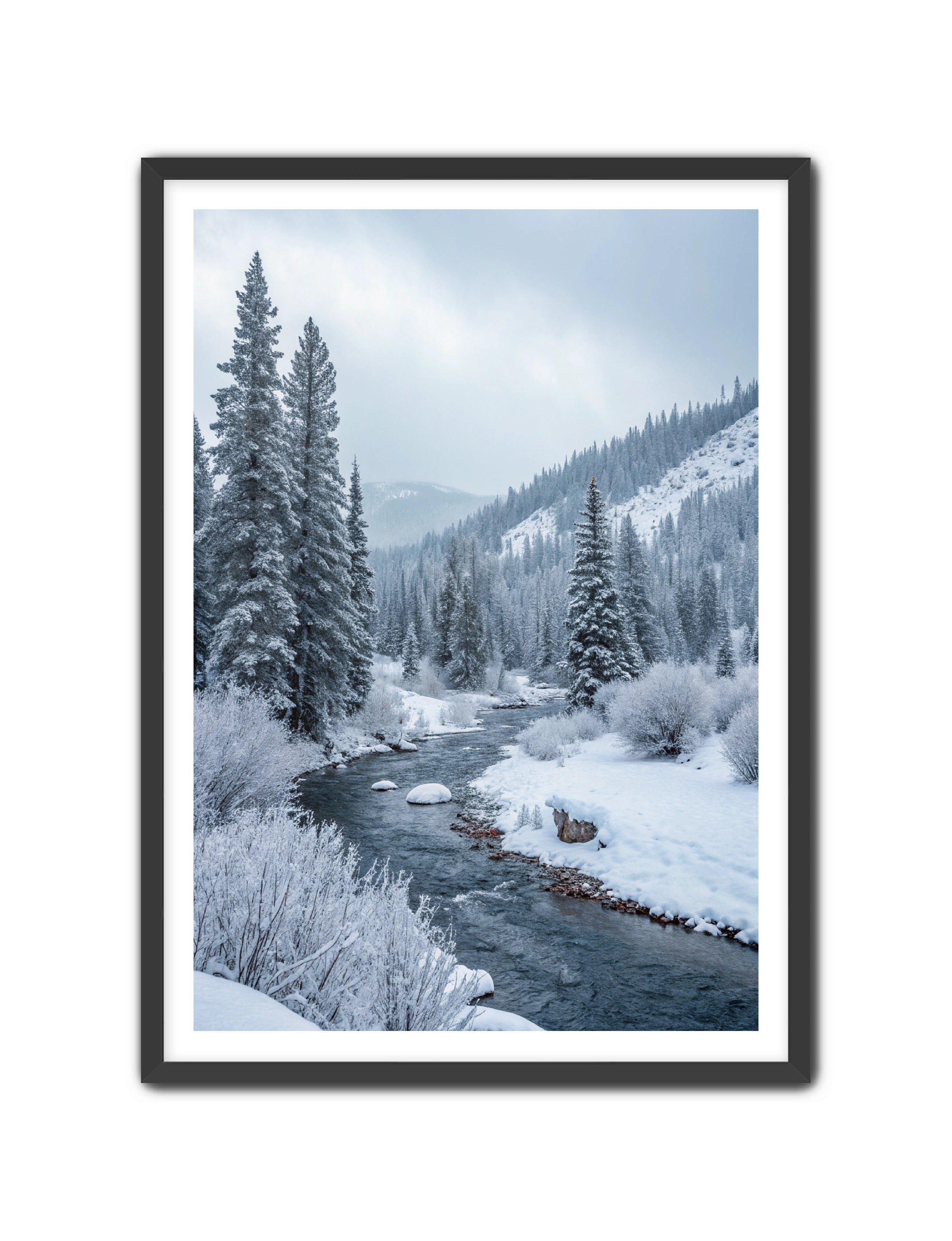 Apricus Prints 'Frozen Flow' Apricus Art Collection