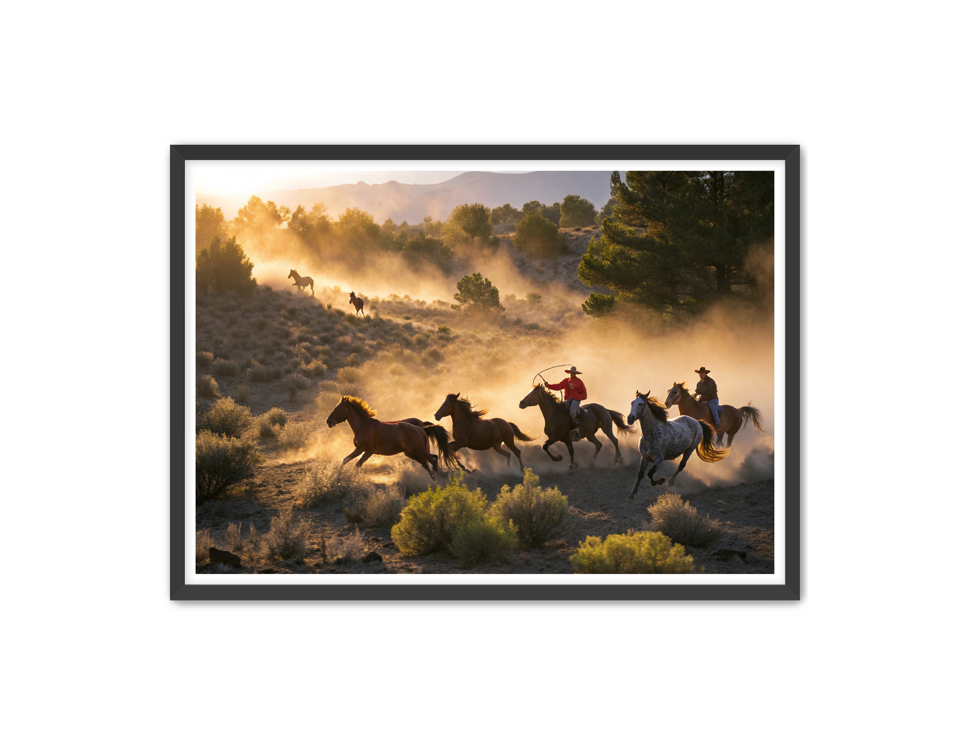 Apricus Prints Vaquero 'Get'em' Apricus Art Collection